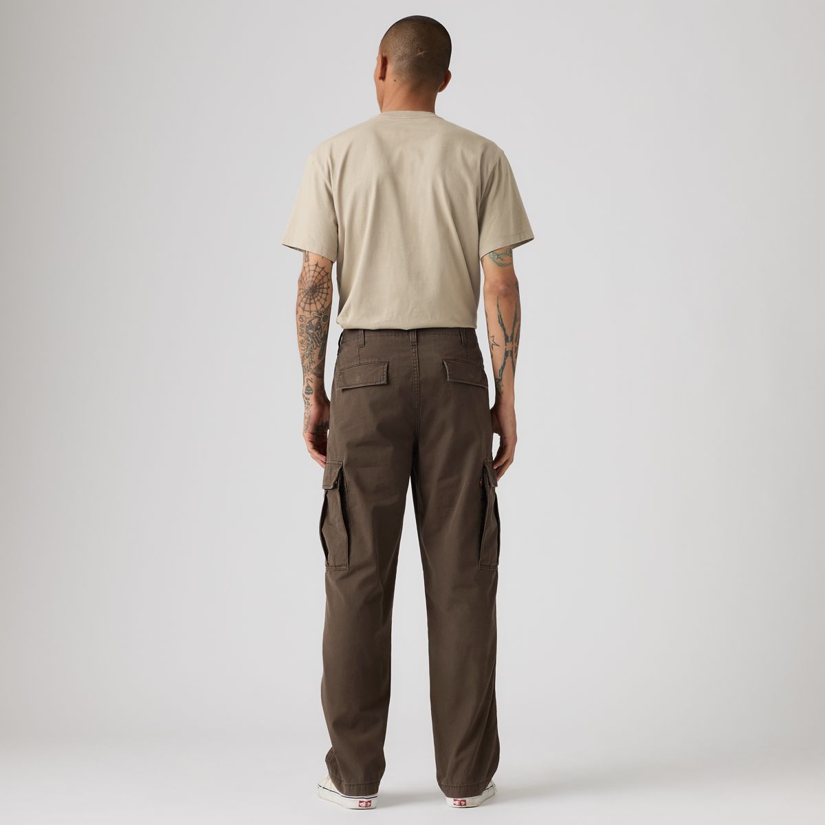 XX Cargo Straight Men's Pants — Coffee - Brown