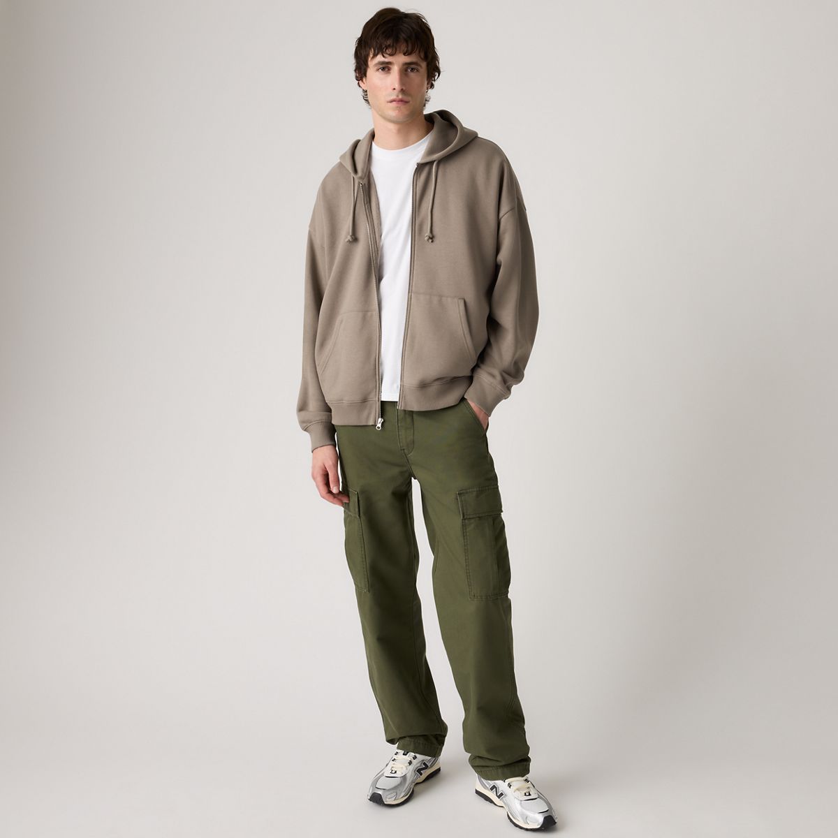 XX Cargo Straight Men's Pants — Forest Night - Green
