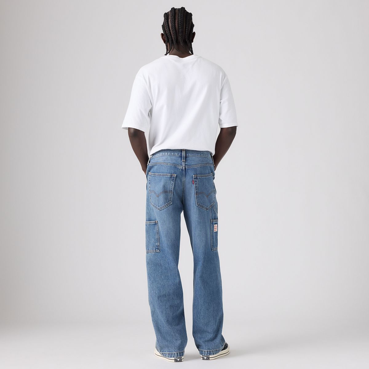 568™ Loose Straight Double-Knee Carpenter Men's Jeans — Detroit Wash - Medium Wash - Non-Stretch