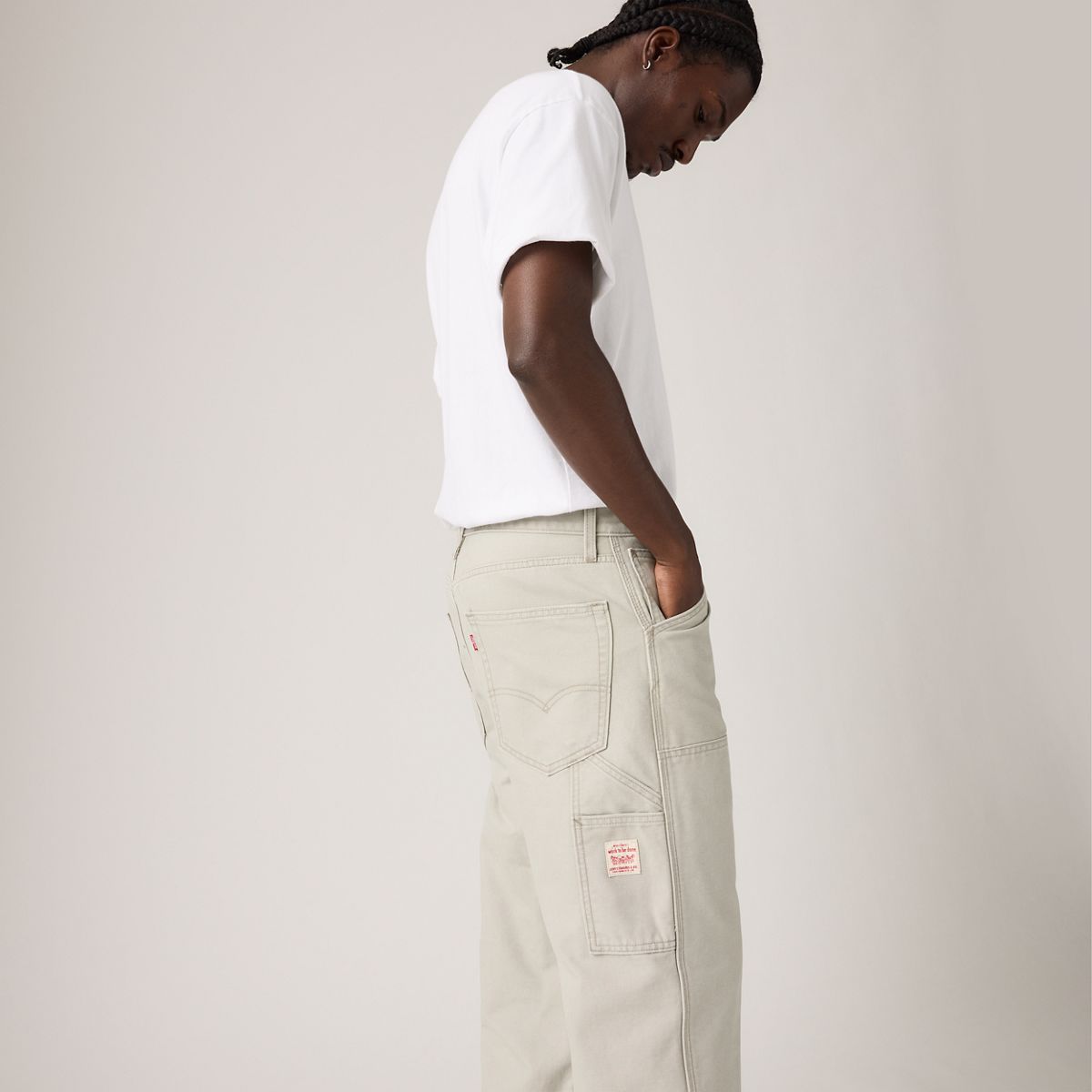 568™ Loose Straight Double-Knee Carpenter Men's Jeans — Clay London Fog - Grey