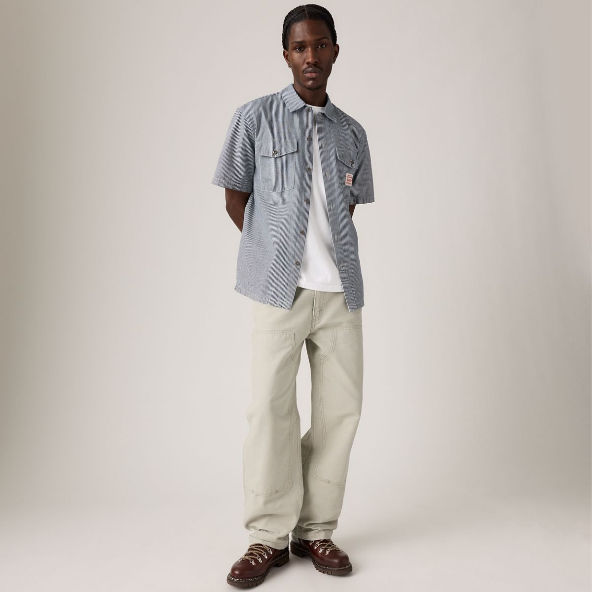568™ Loose Straight Double-Knee Carpenter Men's Jeans — Clay London Fog - Grey