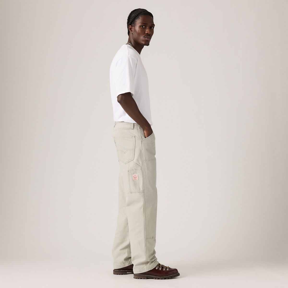 568™ Loose Straight Double-Knee Carpenter Men's Jeans — Clay London Fog - Grey