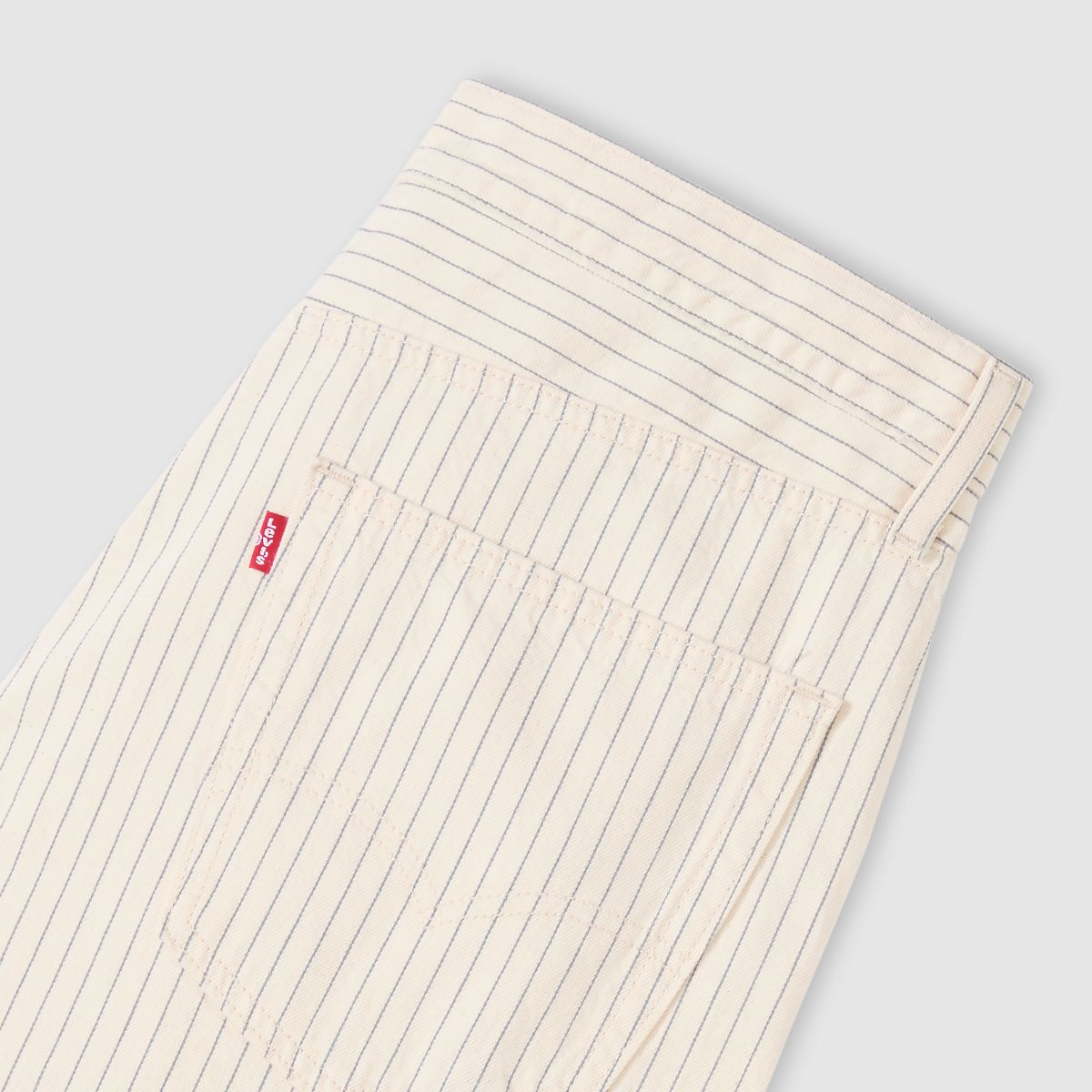 568™ Loose Straight Double-Knee Carpenter Men's Jeans — Marris Stripe - White