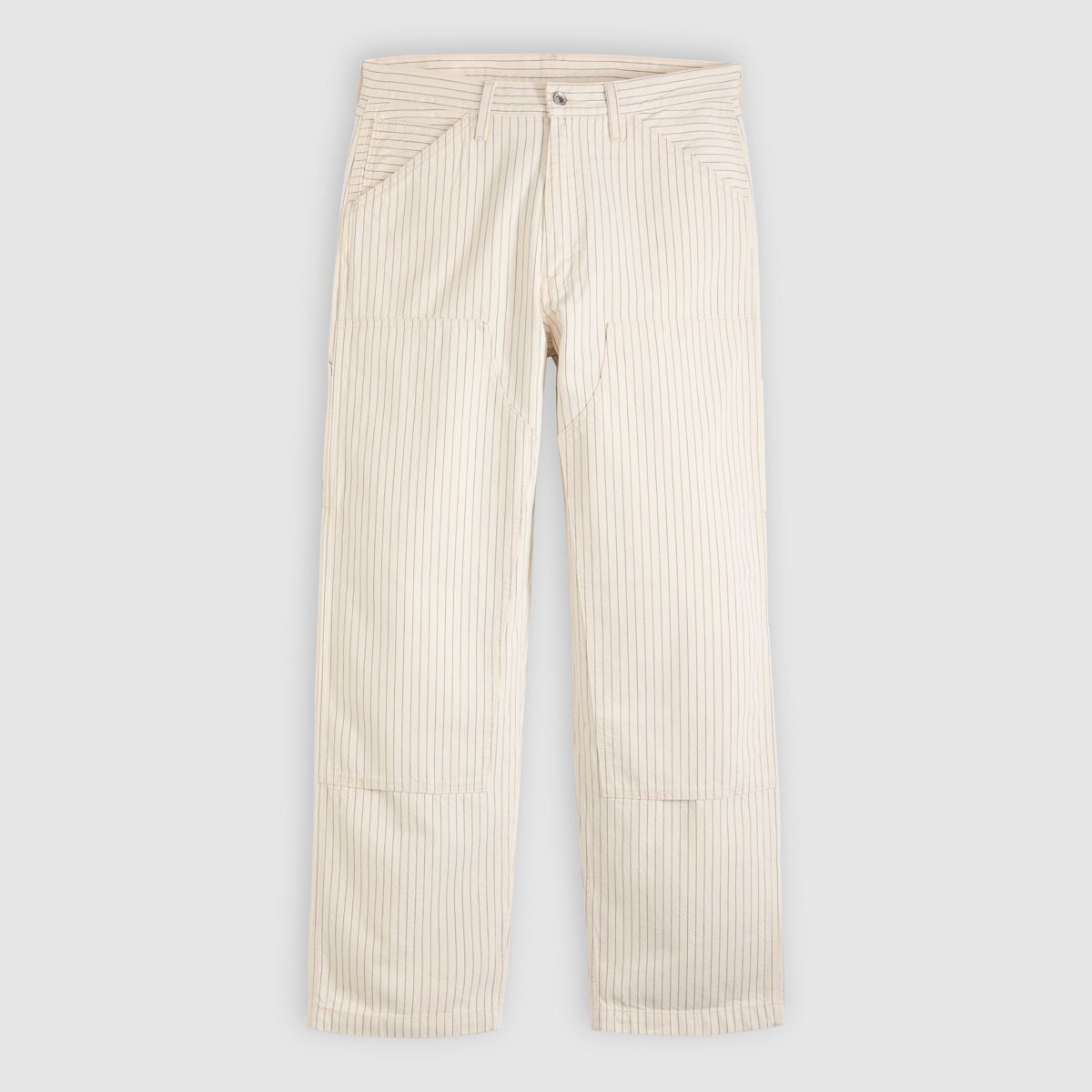 568™ Loose Straight Double-Knee Carpenter Men's Jeans — Marris Stripe - White