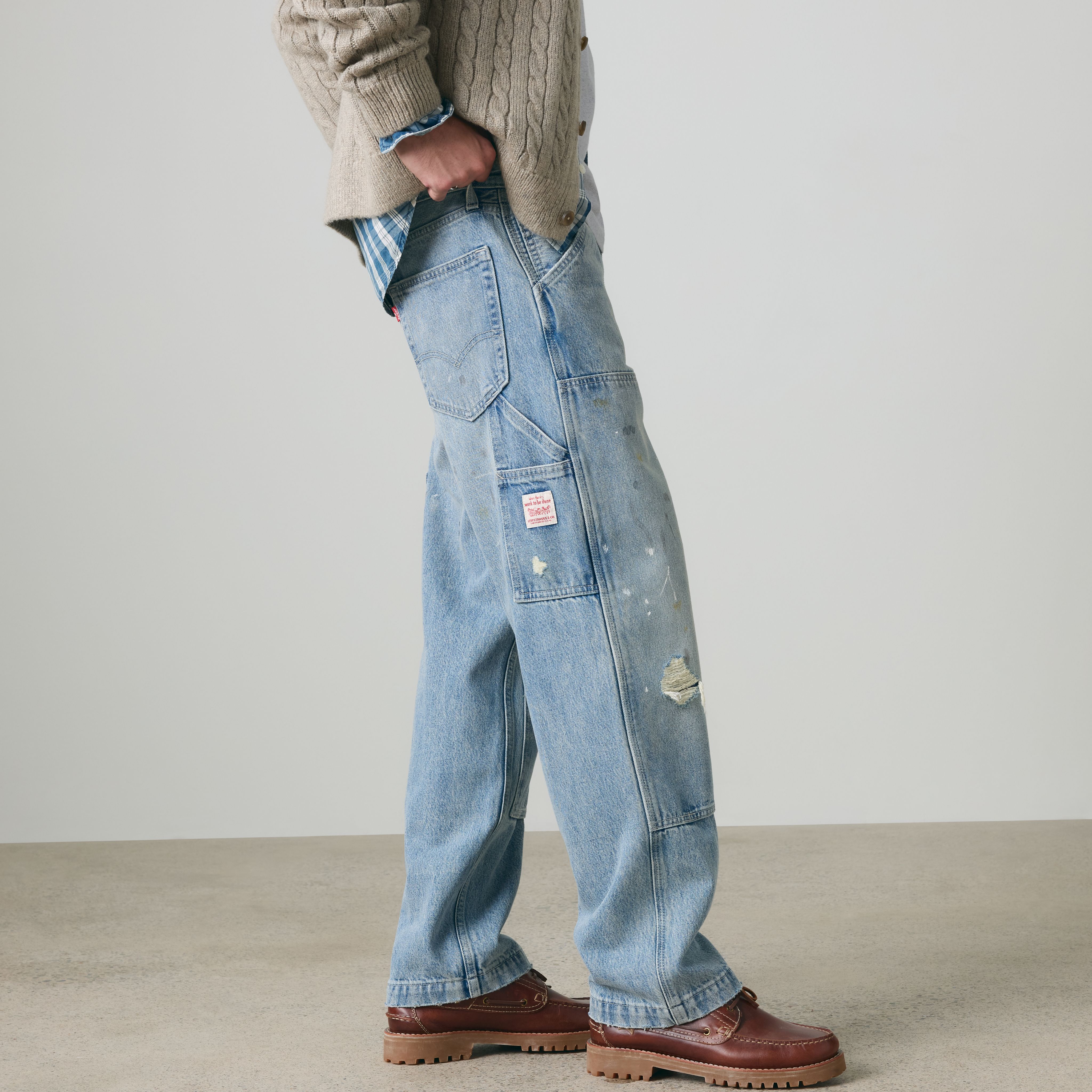 Jean menuisier doublé au genou 568MC ample droit Levi’sMD pour homme 3