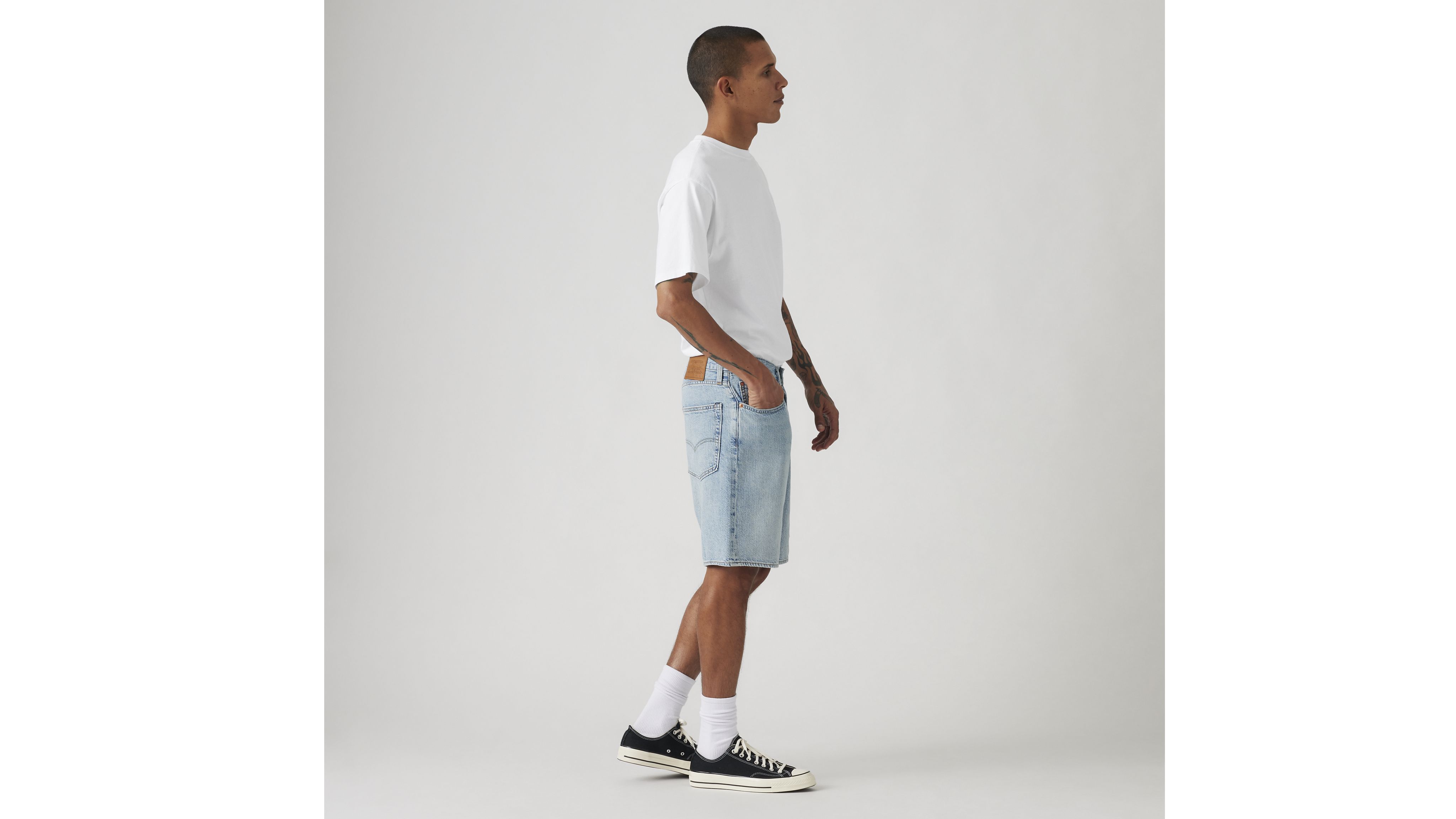 468 Stay Loose 9" Linen+ Denim Men's Shorts 4