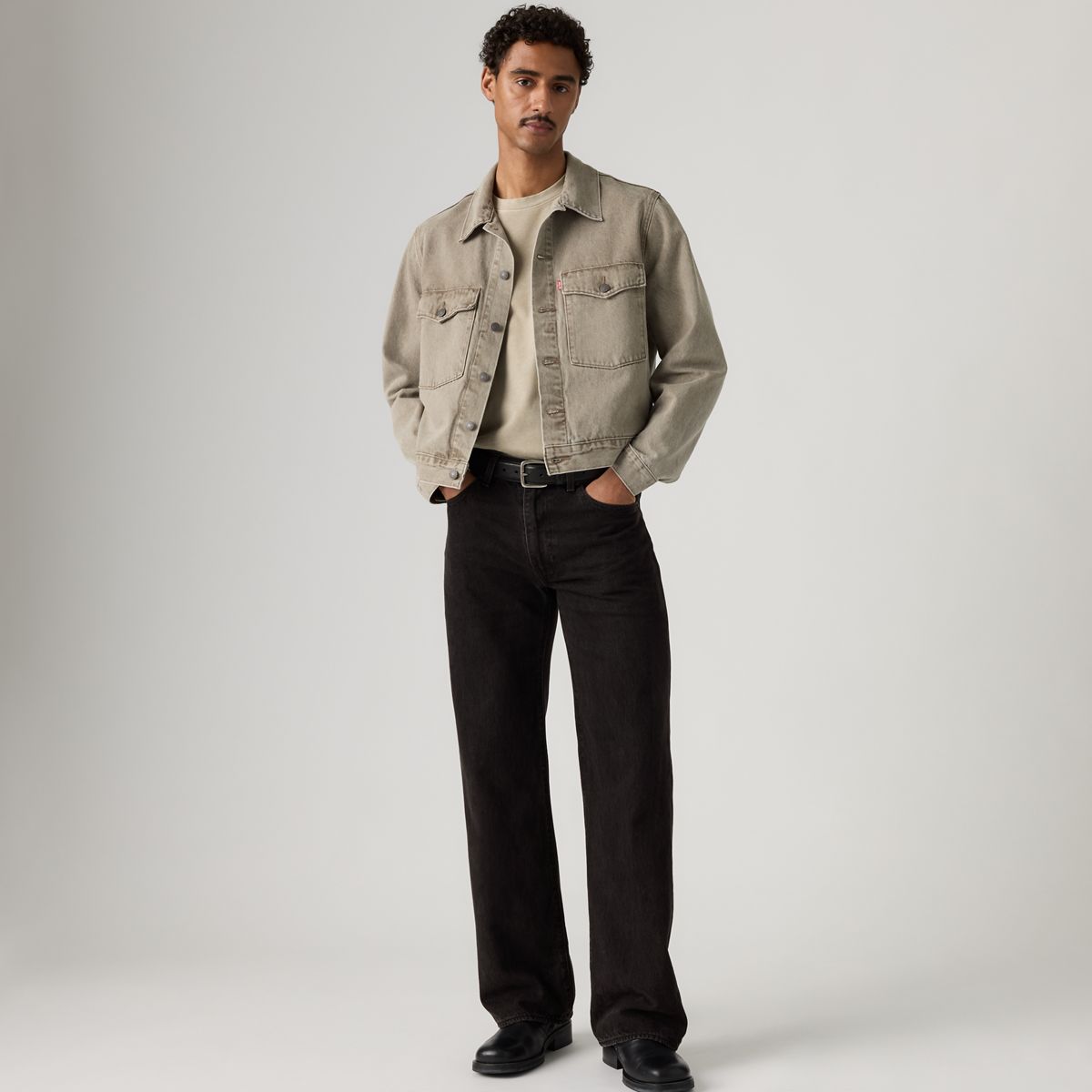 567™ Relaxed Flare Men's Jeans — Two Lovers - Black