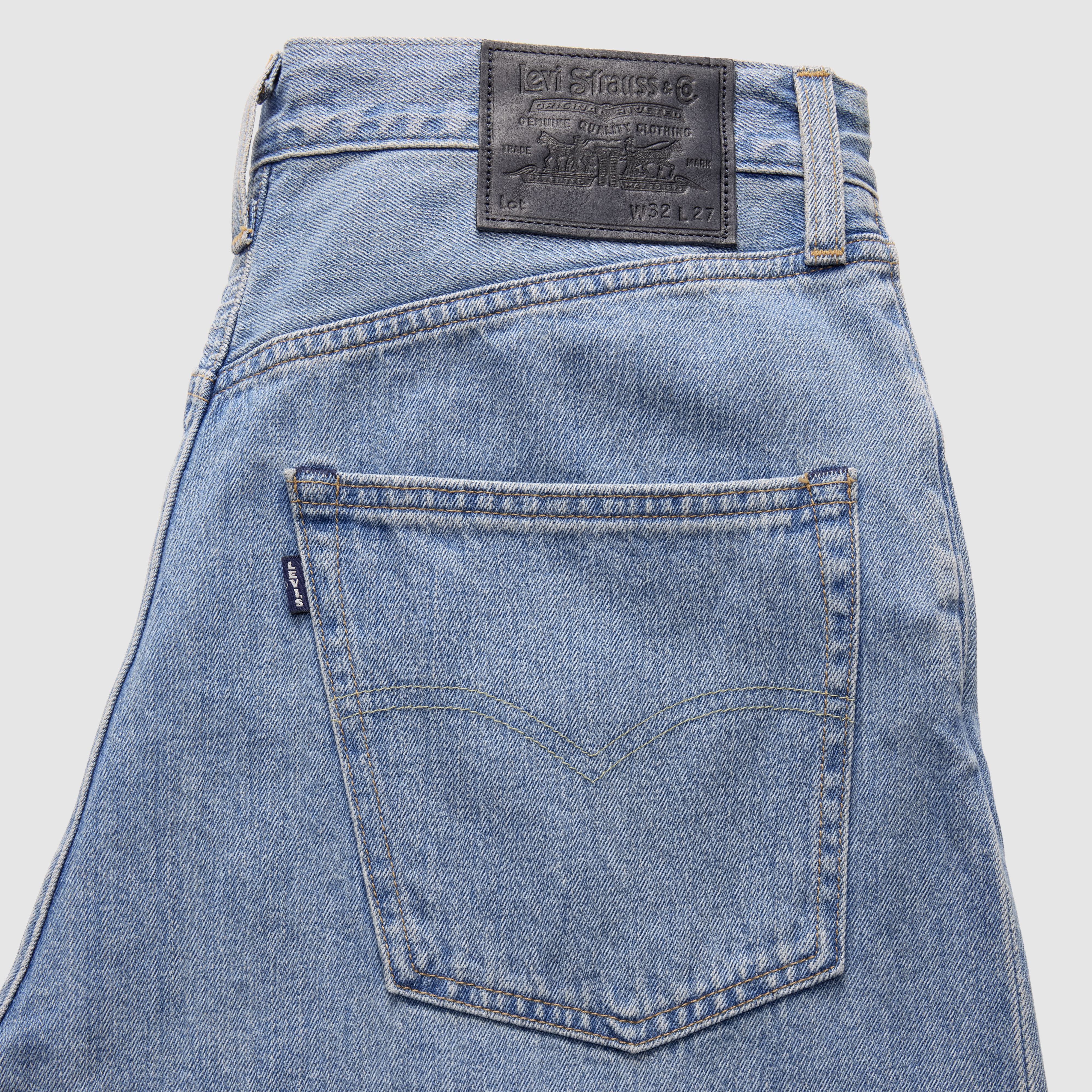 Wide Pleated Crop Men's Jeans 9