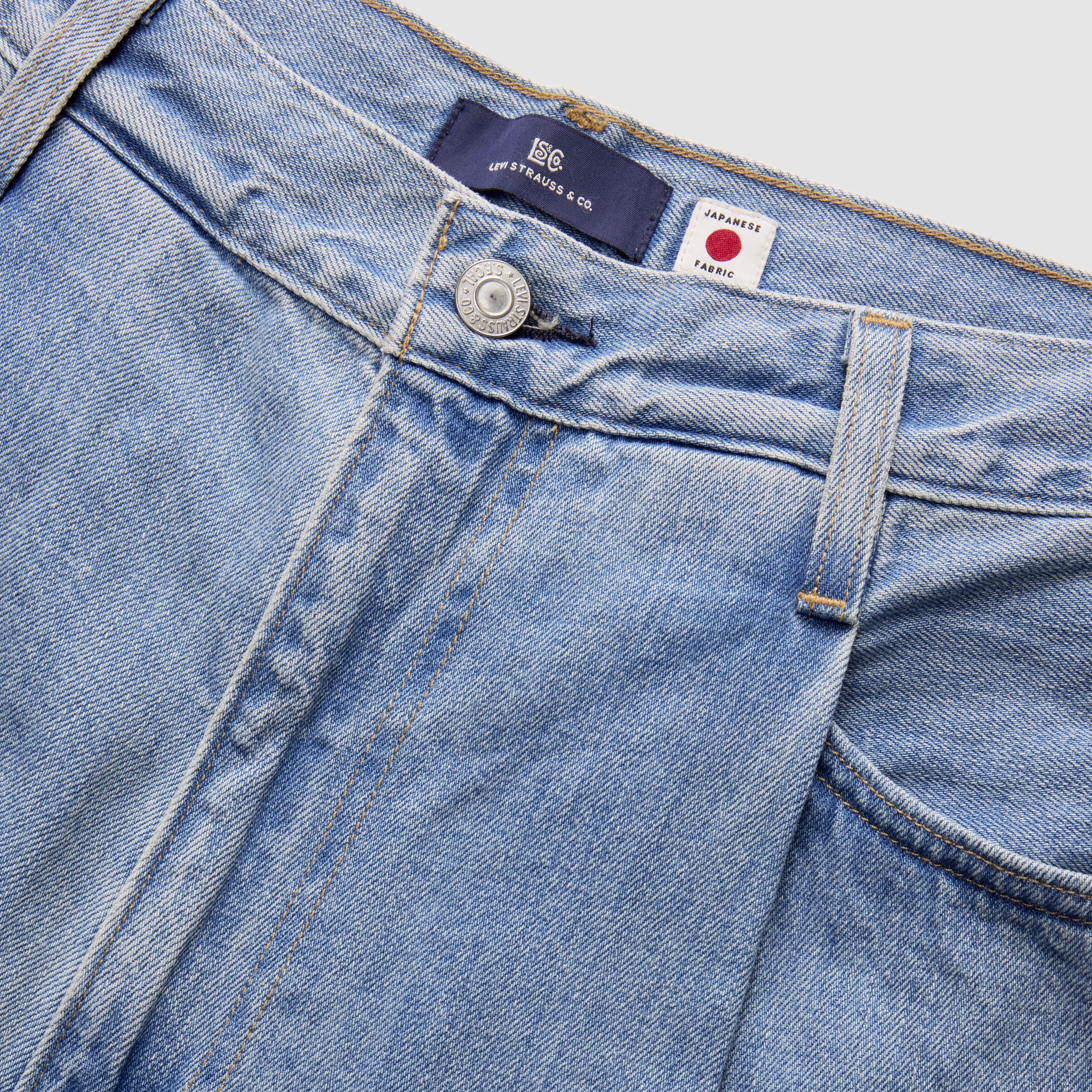 Wide Pleated Crop Men's Jeans 10