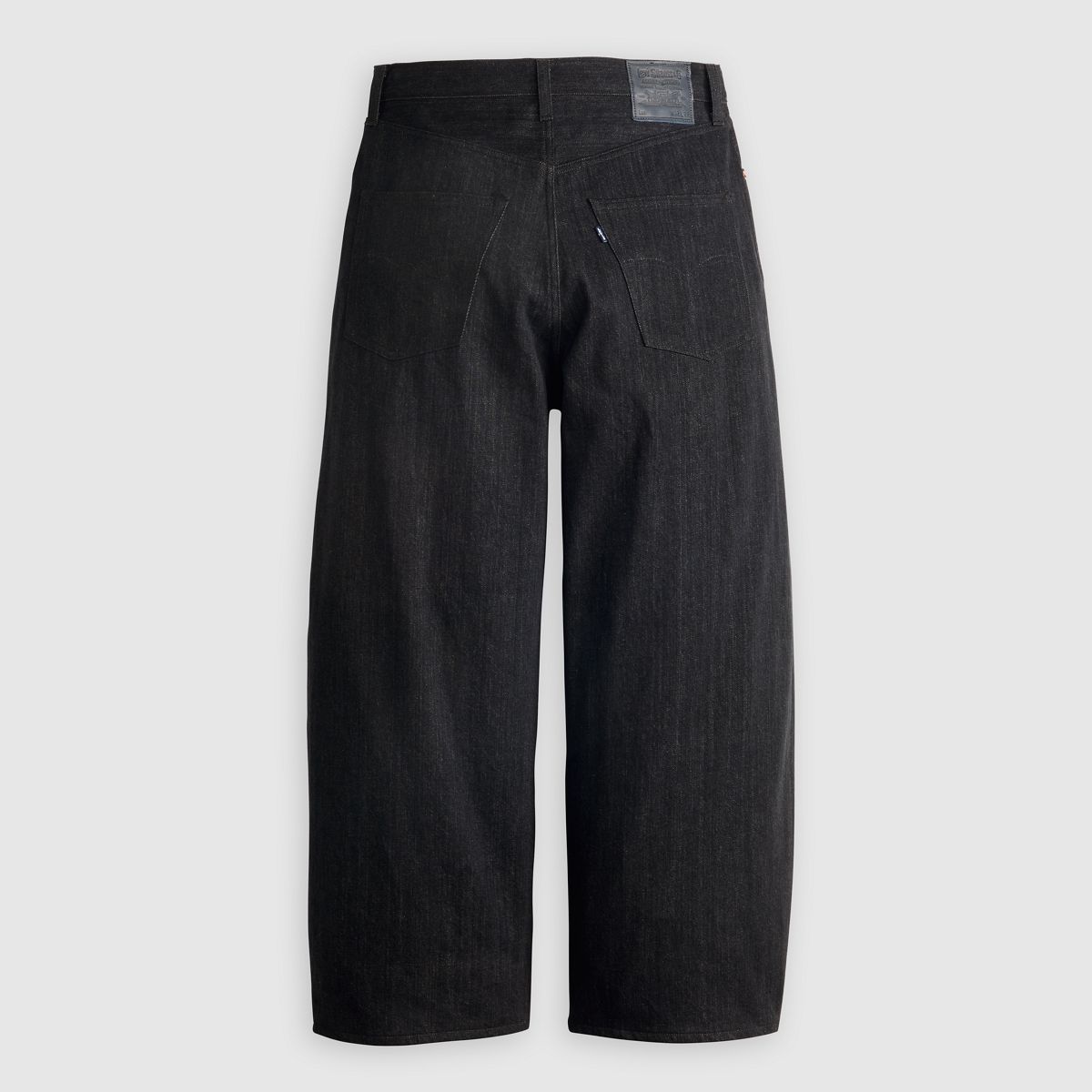 Wide Pleated Crop Men's Jeans — MOJ Darkstar - Black