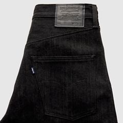 Wide Pleated Crop Men's Jeans — MOJ Darkstar - Black 9