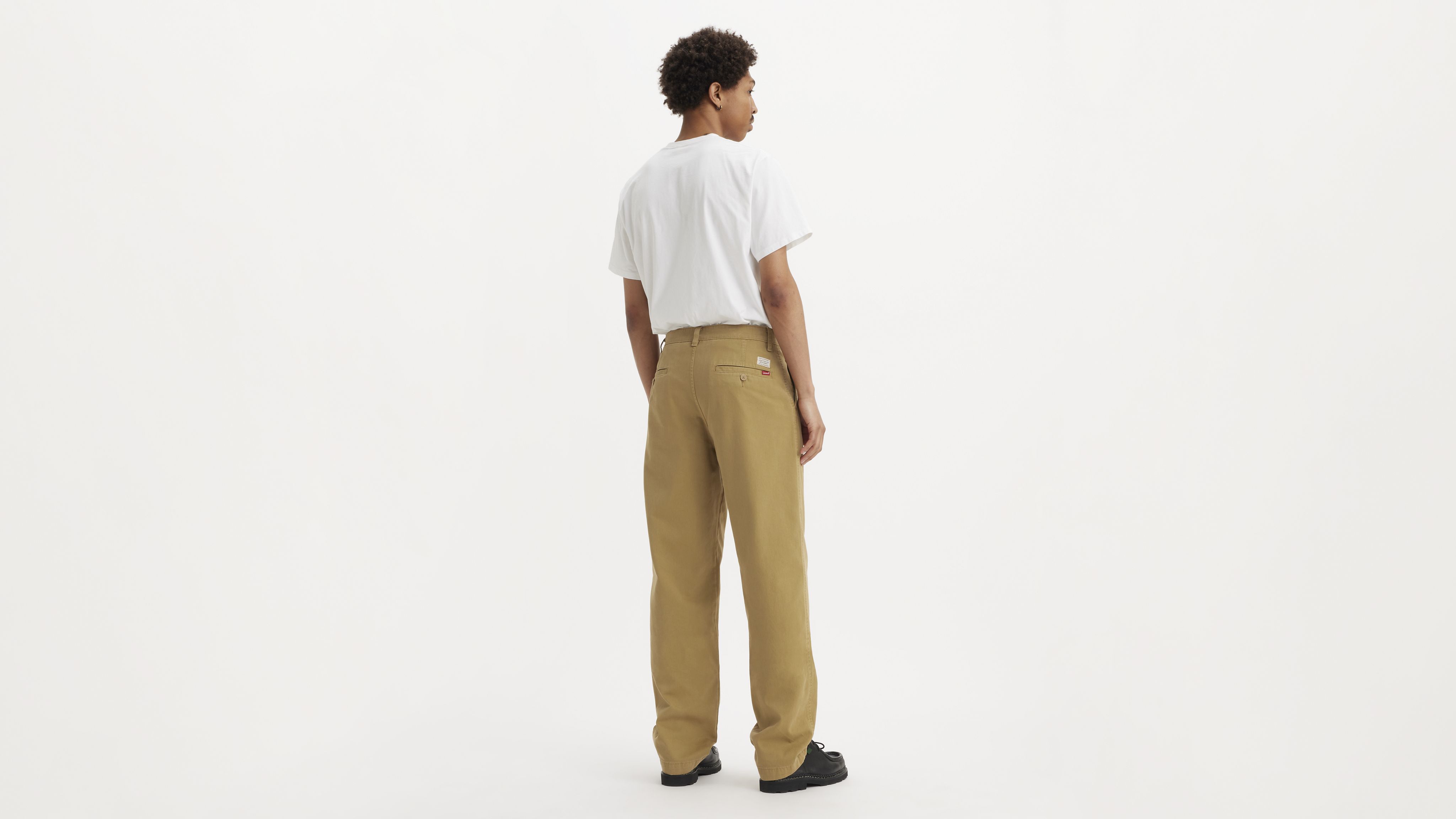 Xx Chino Loose Straight Pleated Men's Pants - Brown | Levi's® US