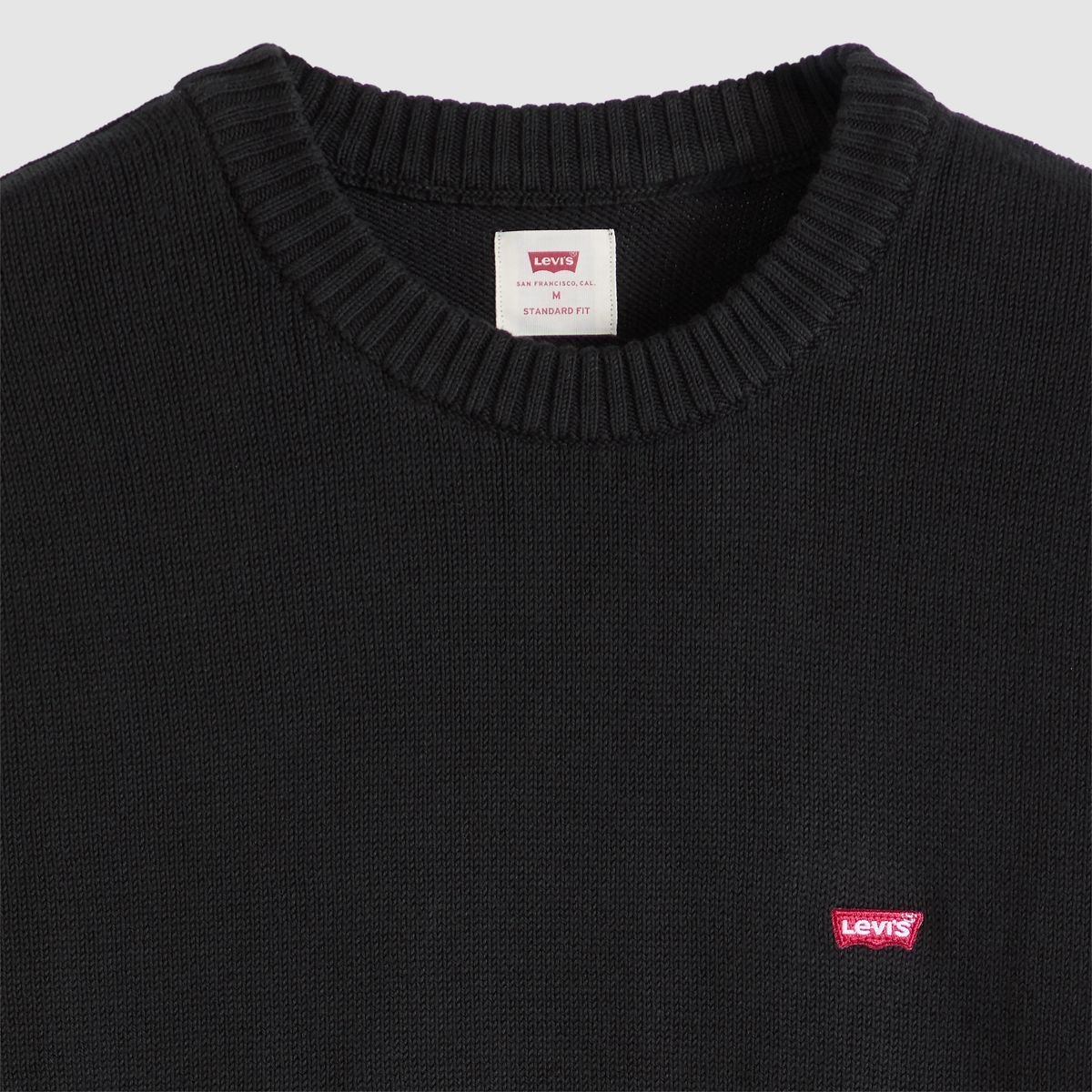 Classic Housemark Sweater — Meteorite - Black