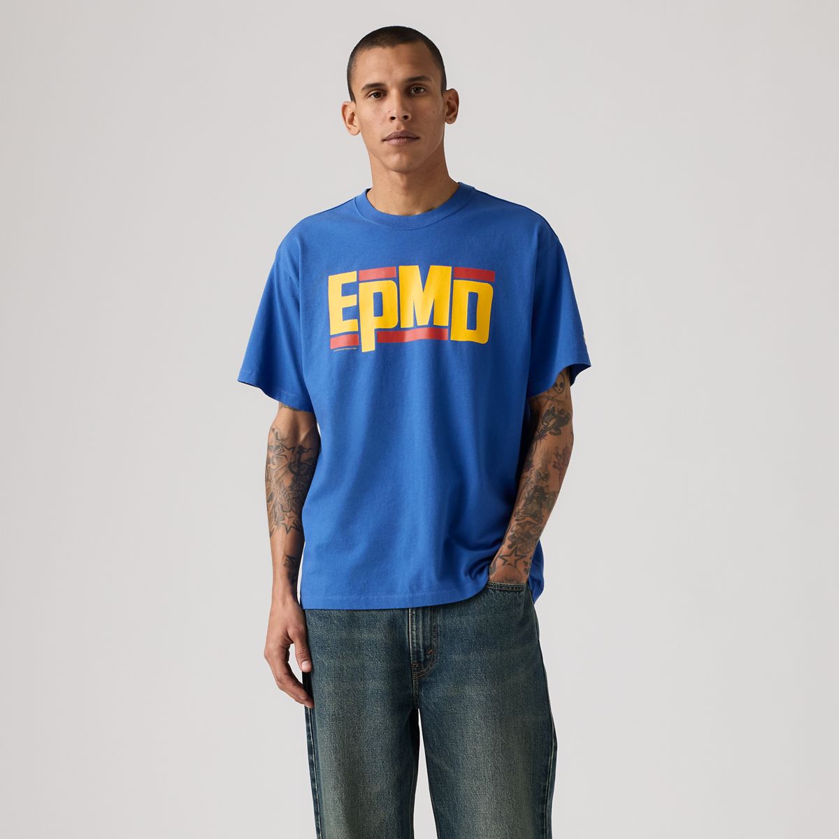 Beastie Boys Band Tee — Blue Bright Cobalt - Blue