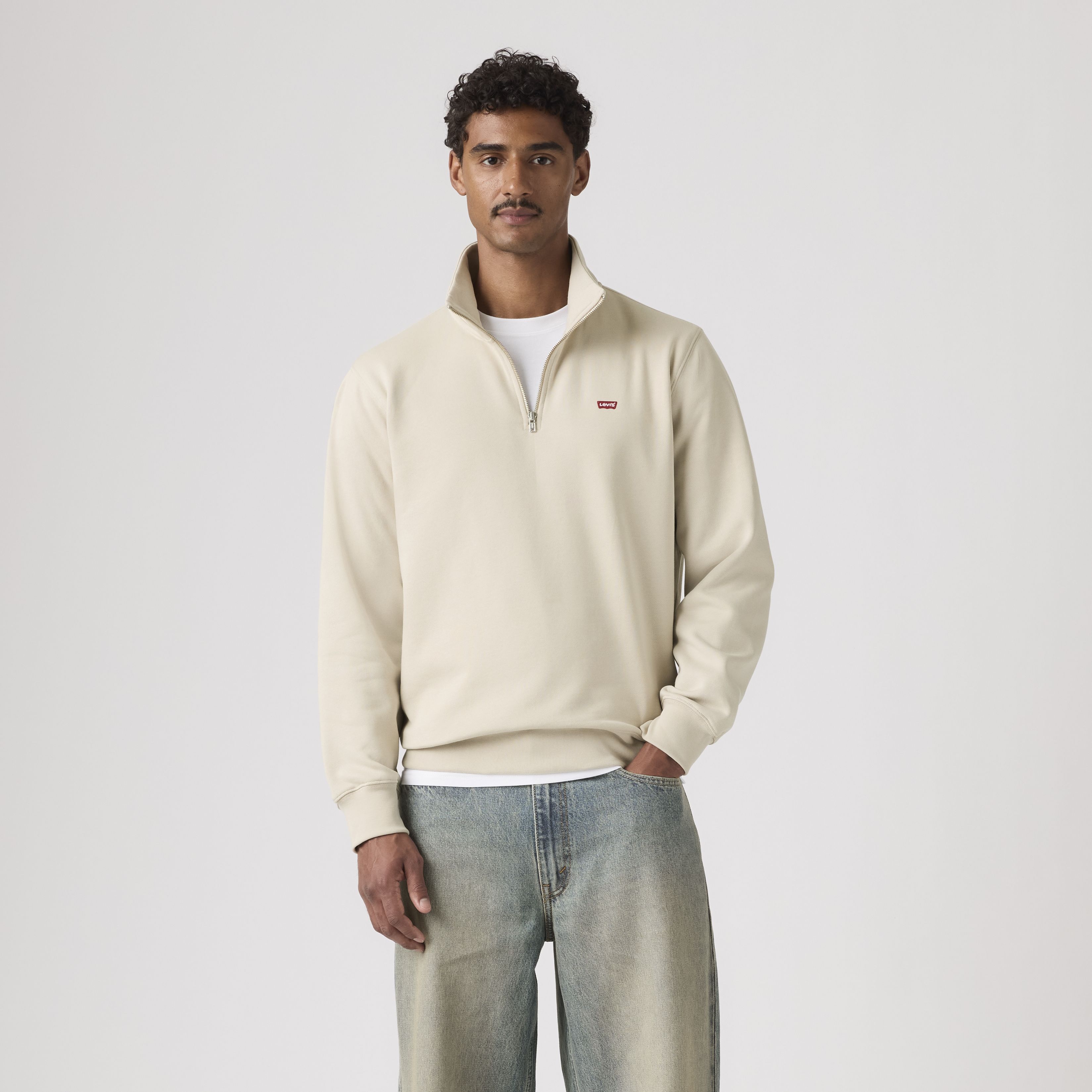 Pullover Housemark con cerniera a tre quarti 5