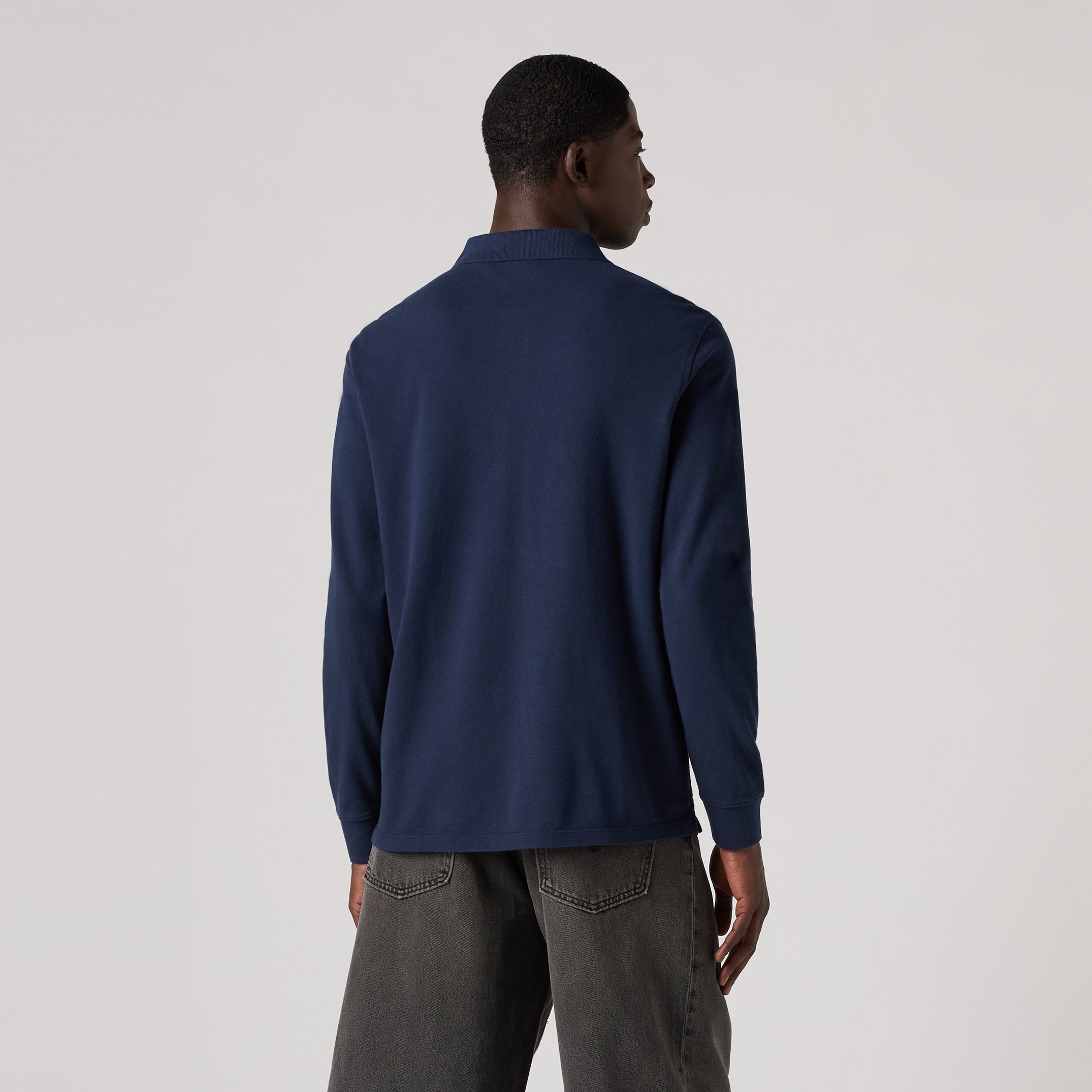Long Sleeve Housemark Polo Shirt 2