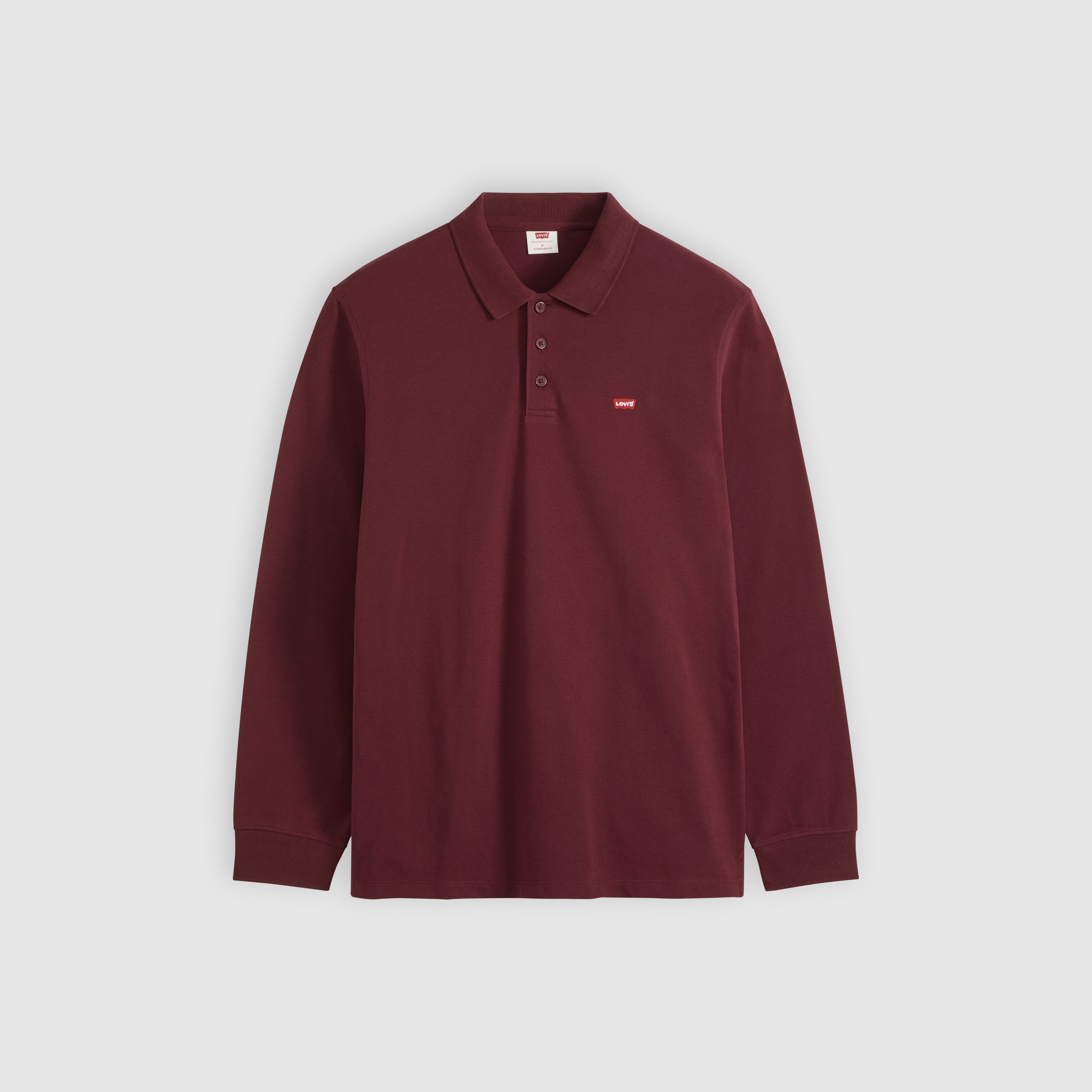 Long-Sleeve Housemark Polo Shirt 5