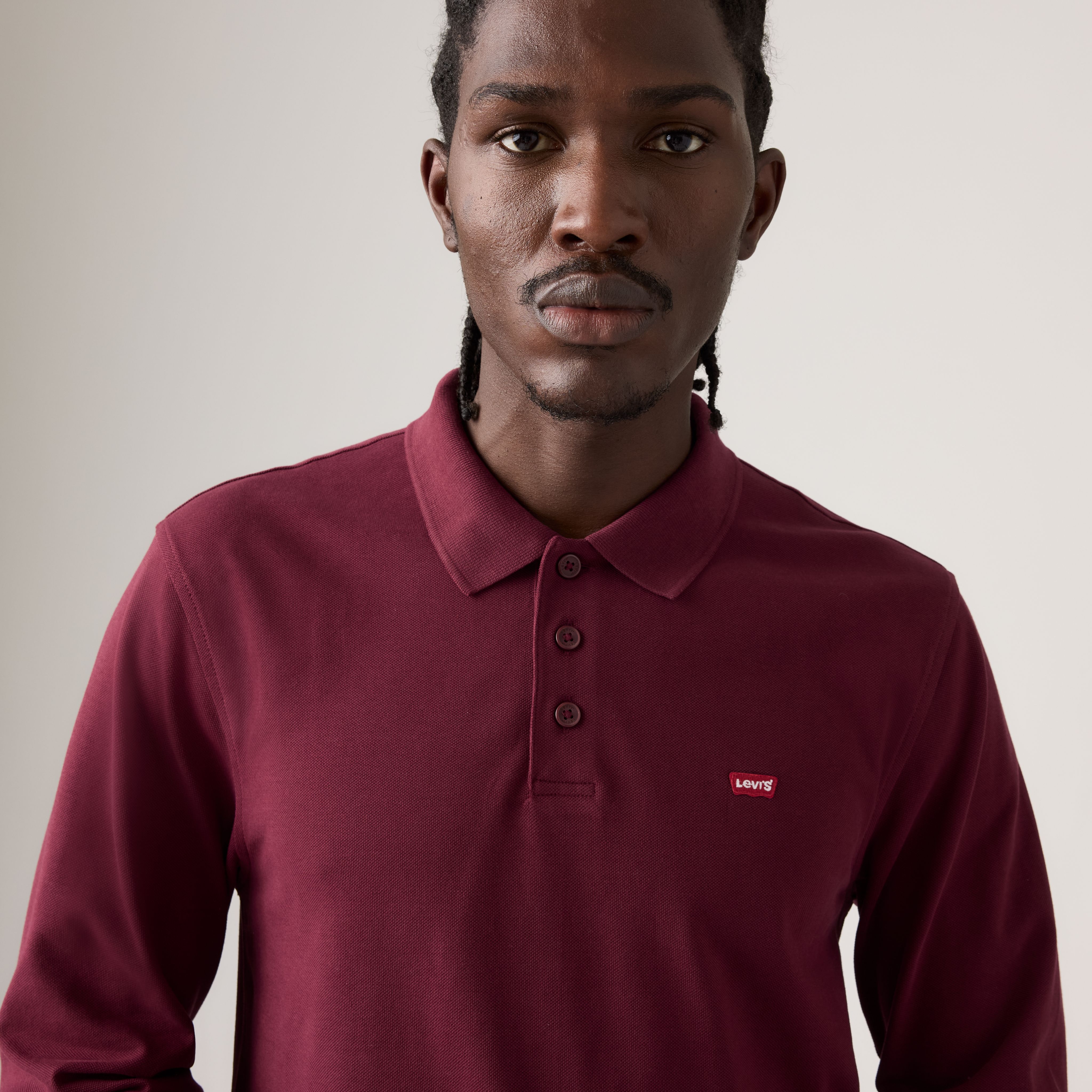 Long-Sleeve Housemark Polo Shirt 2