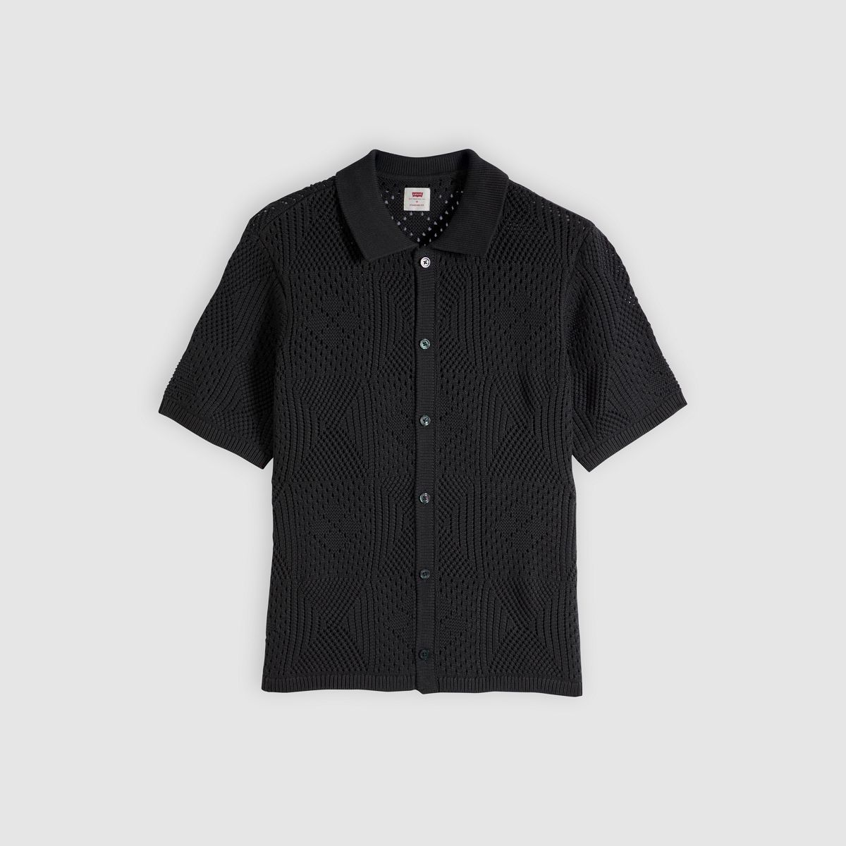 Sweater Camp Shirt — Dark Phantom - Black