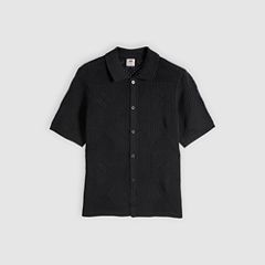 Sweater Camp Shirt — Dark Phantom - Black 5