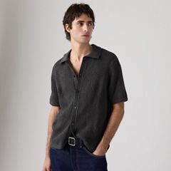 Sweater Camp Shirt — Dark Phantom - Black 1
