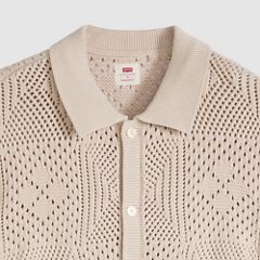 Sweater Camp Shirt — Pumice Stone - White 7