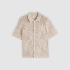 Sweater Camp Shirt — Pumice Stone - White 6