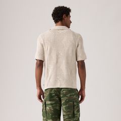 Sweater Camp Shirt — Pumice Stone - White 5