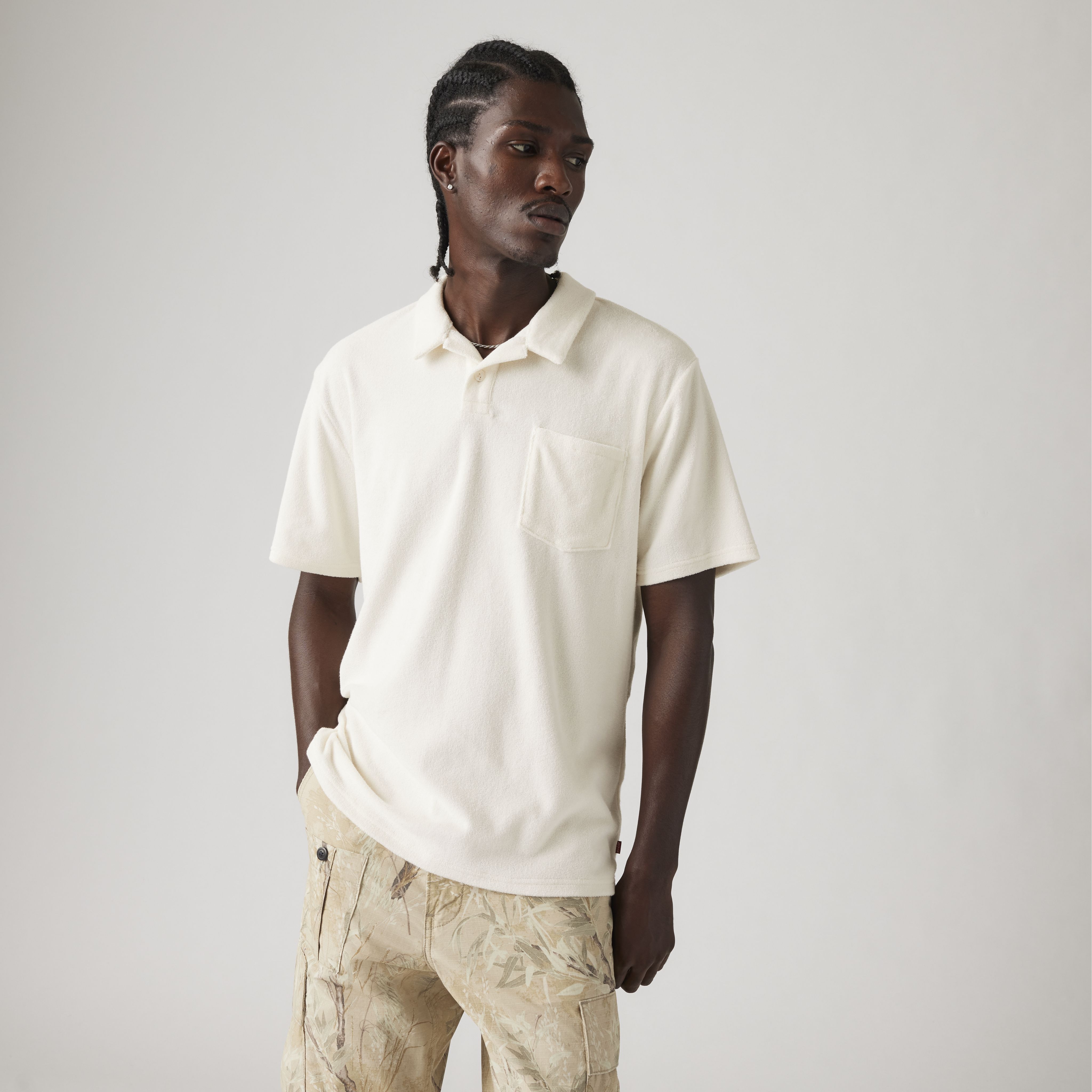 Terry Pocket Polo Shirt 1
