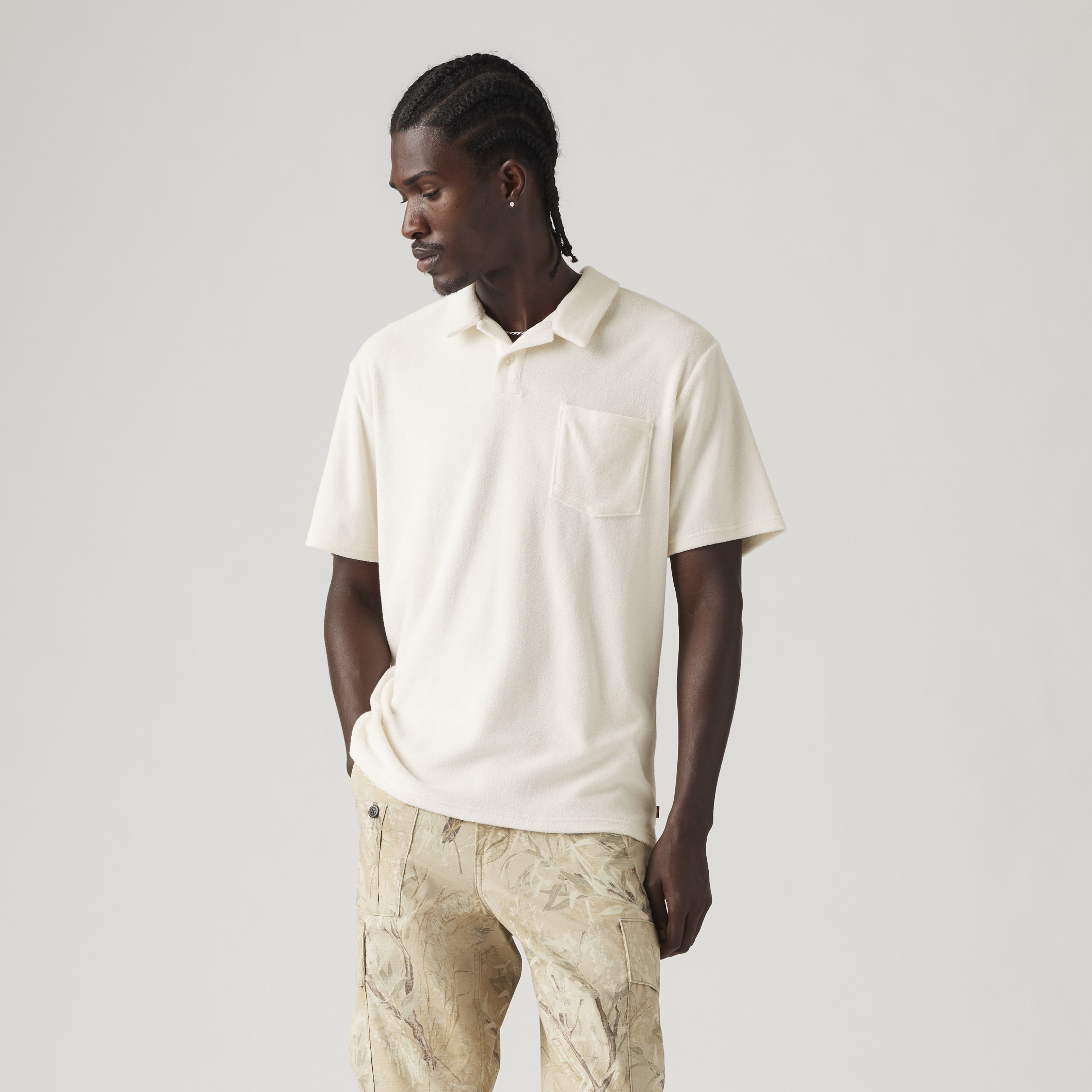 Terry Pocket Polo Shirt 3