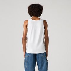 Housemark Tank Top — Bright White+Chest Hit - White 4