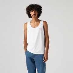 Housemark Tank Top — Bright White+Chest Hit - White 3