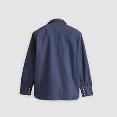 Shorthorn Sawtooth Western Shirt — Shorthorn Rigid - Dark Wash 6