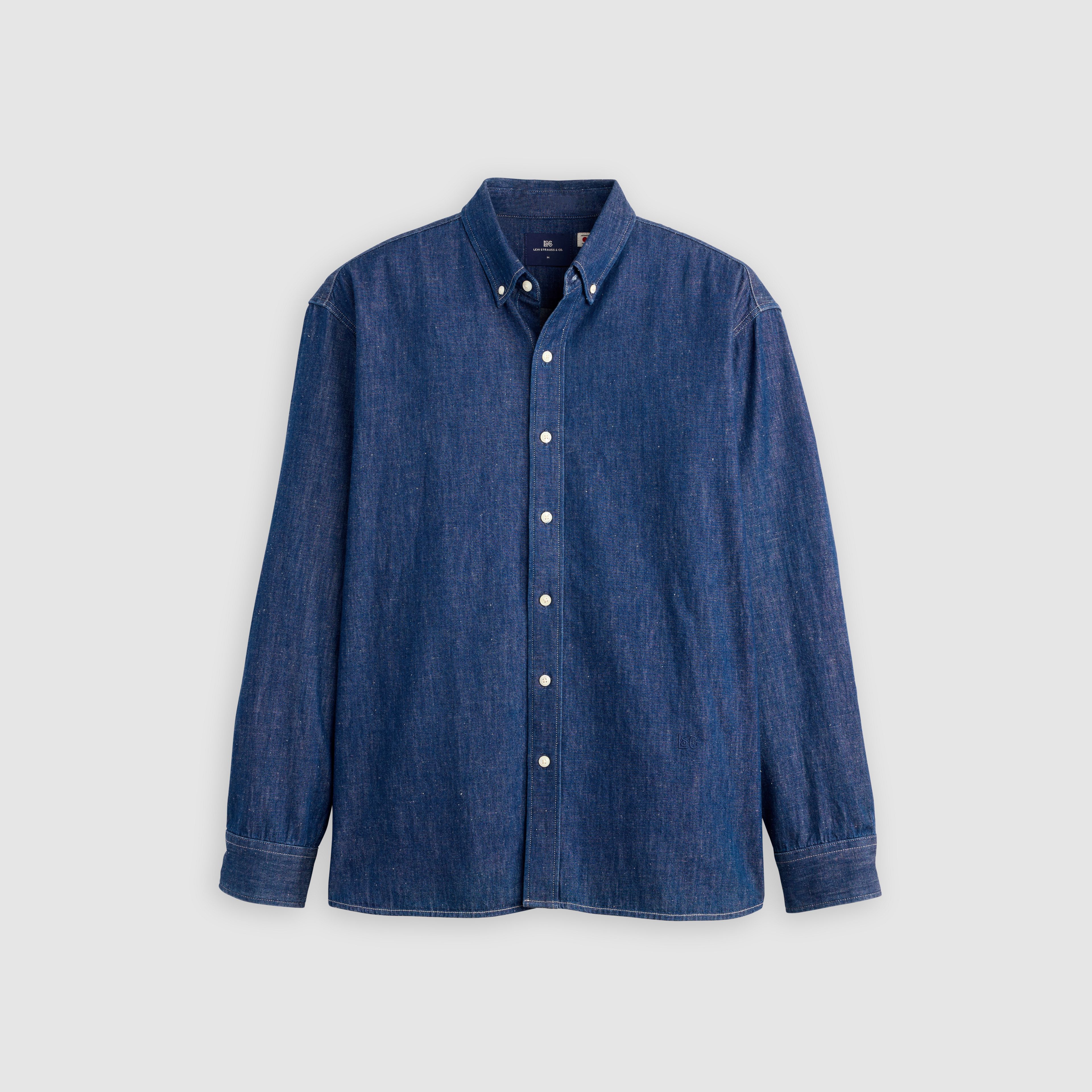 Relaxed Denim Button-Down Shirt