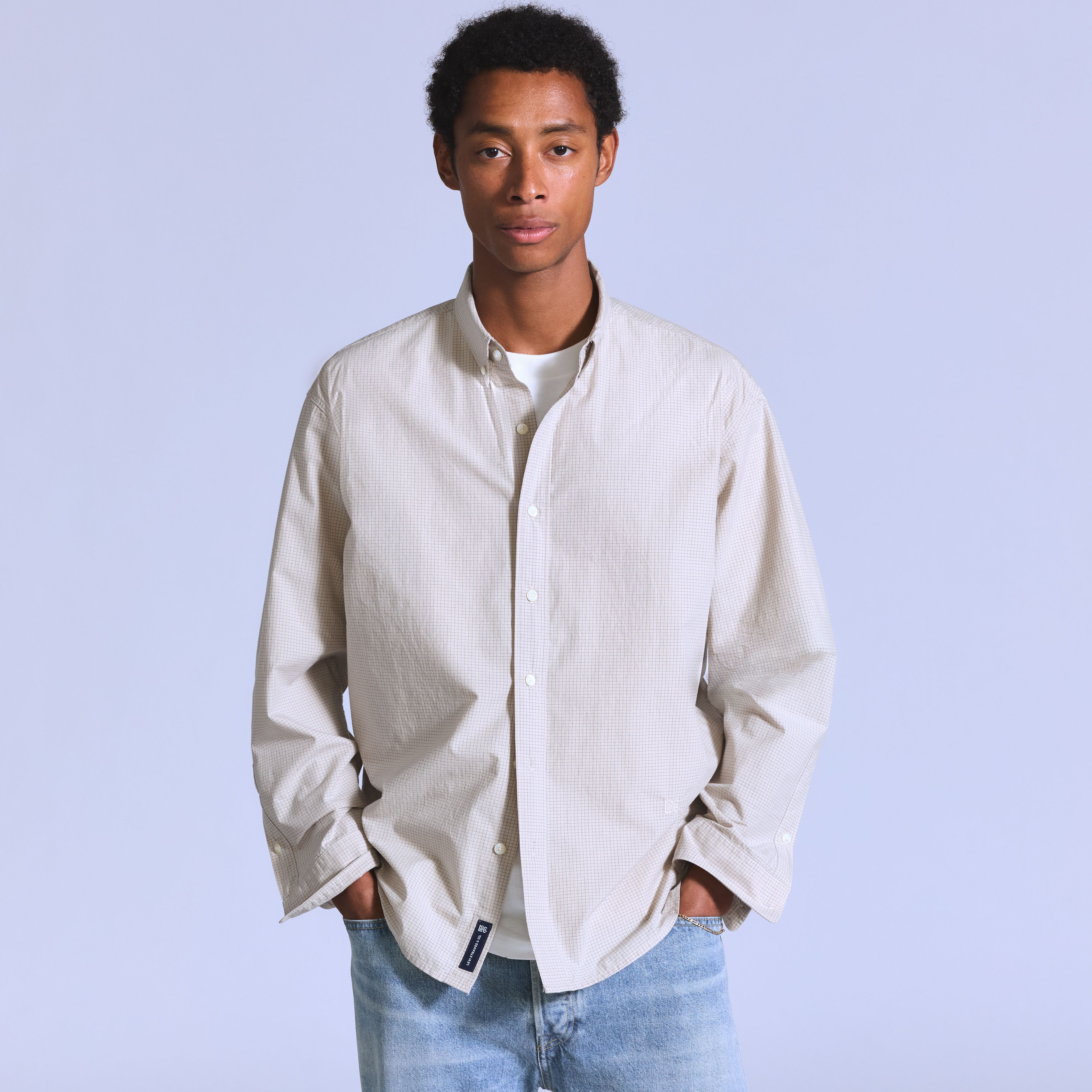 Relaxed Button Down Shirt 1