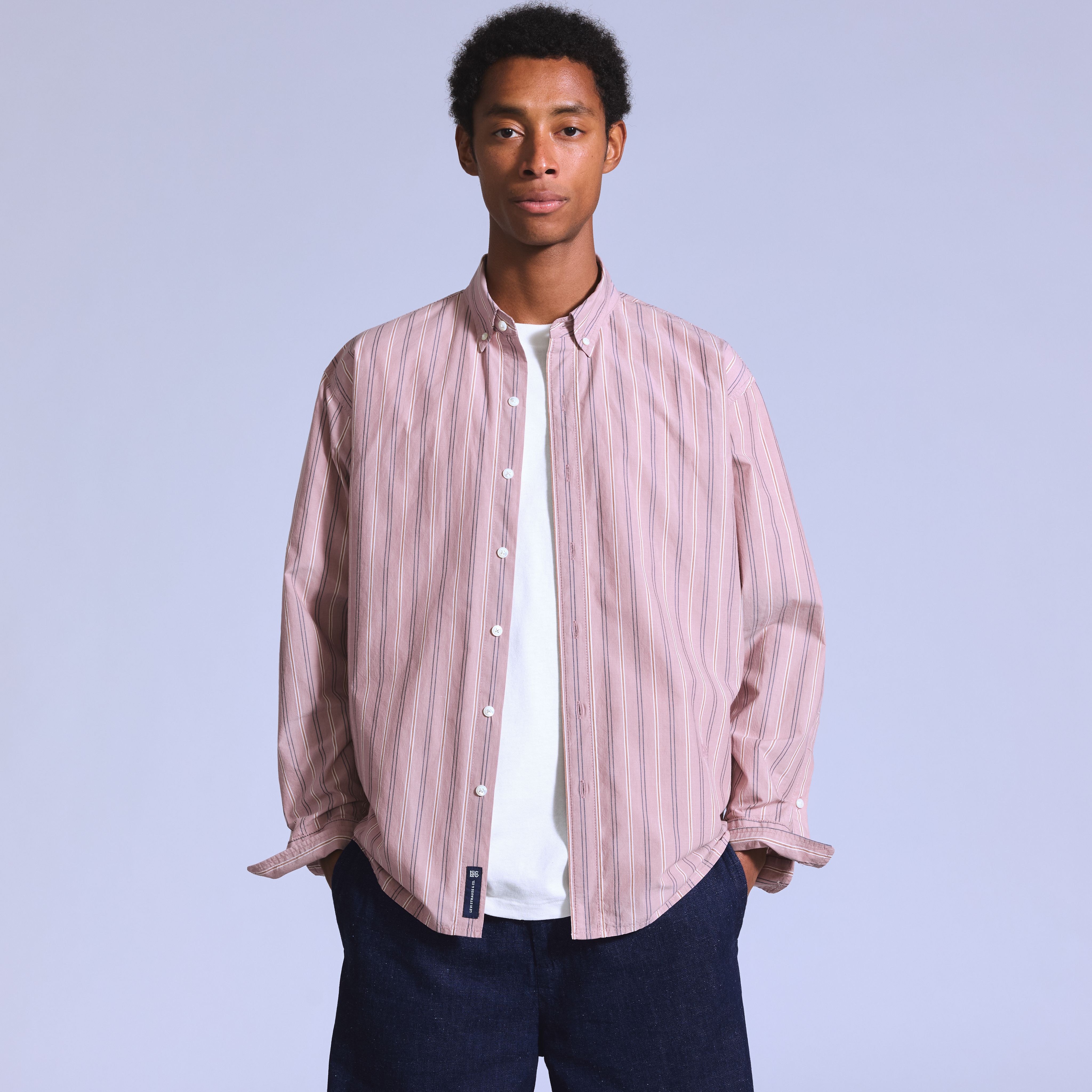 Relaxed Button-Down Shirt 1
