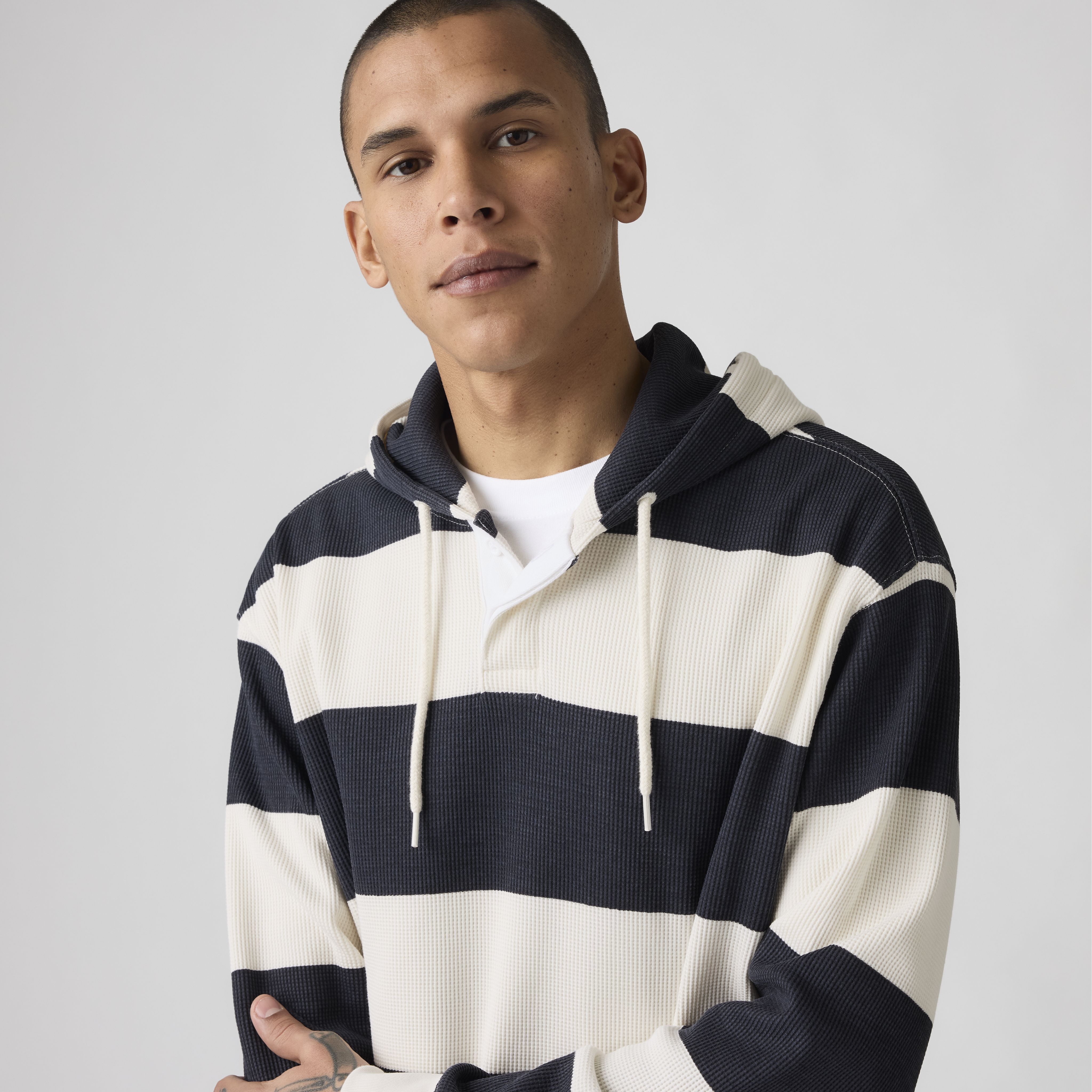 Thermal Rugby Hoodie Sweatshirt 2