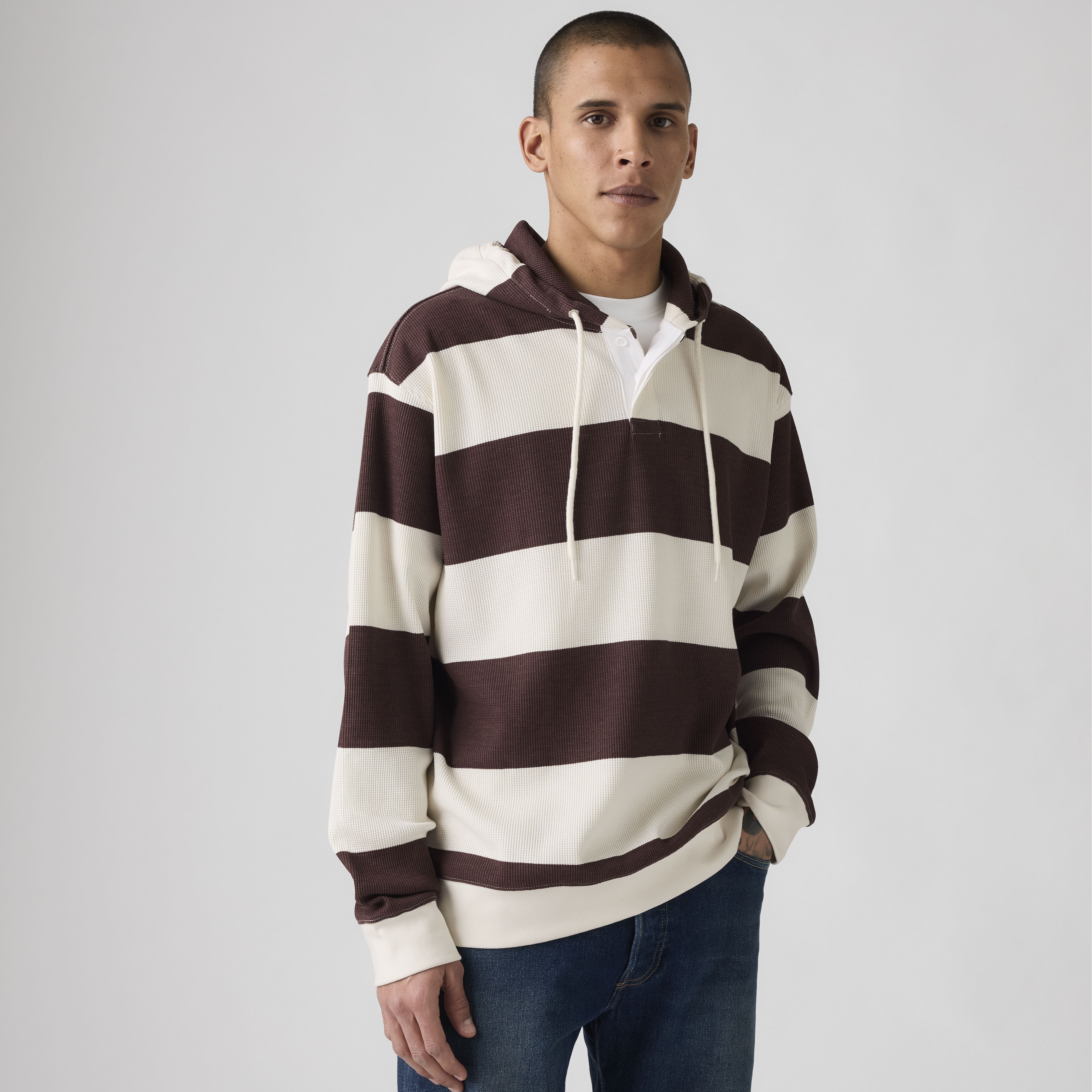 Thermal Rugby Hoodie Sweatshirt 1