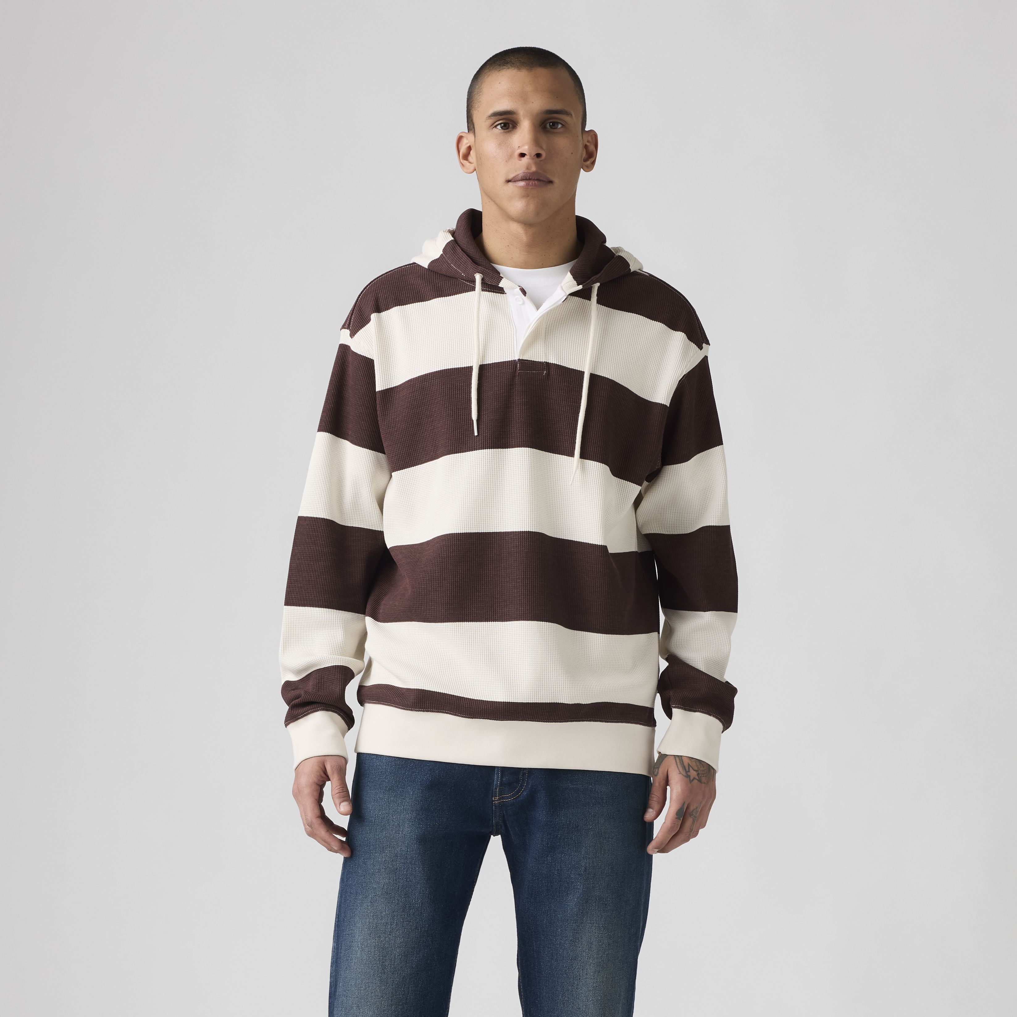 Thermal Rugby Hoodie Sweatshirt 13