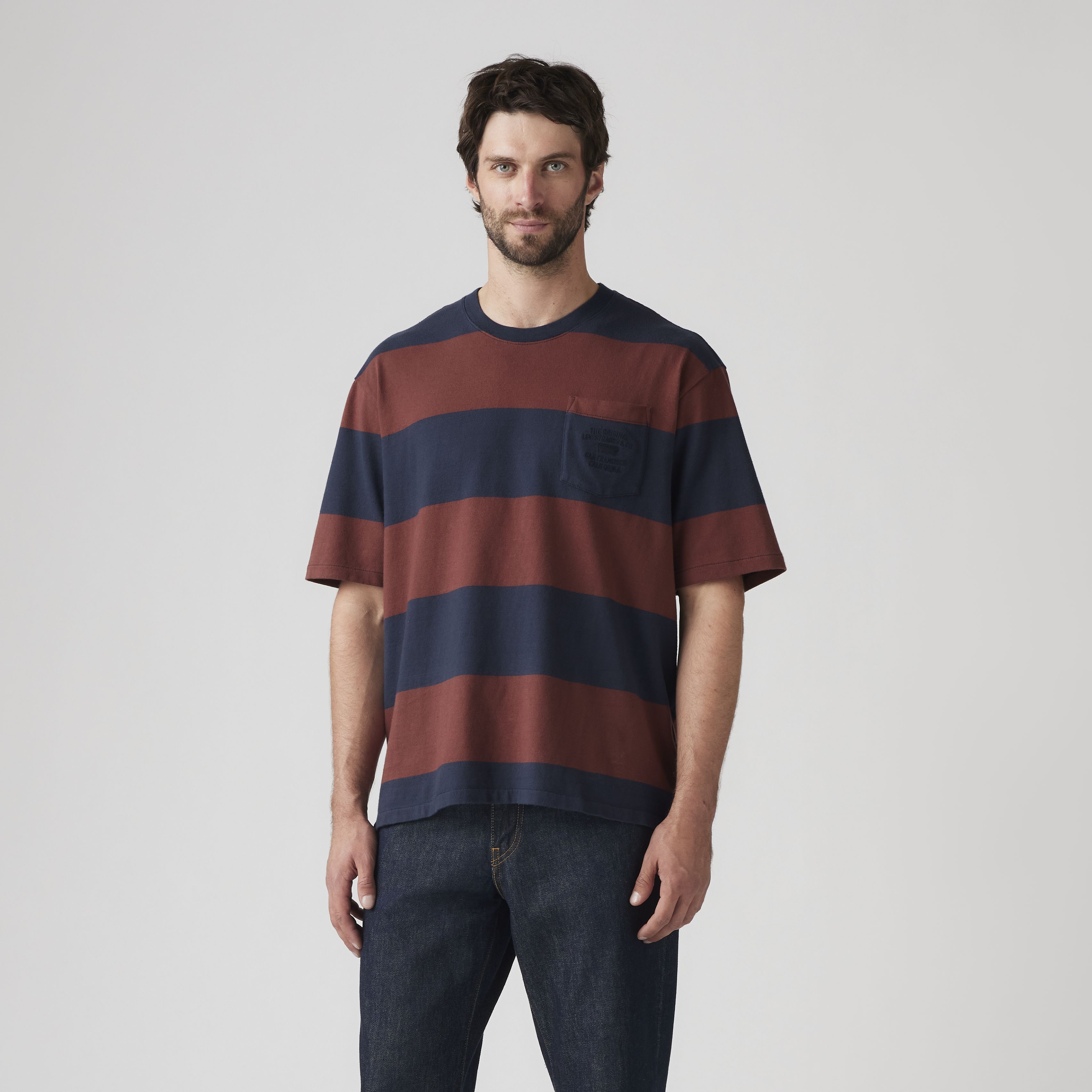 Stepped Hem Half-Sleeve T-Shirt 3