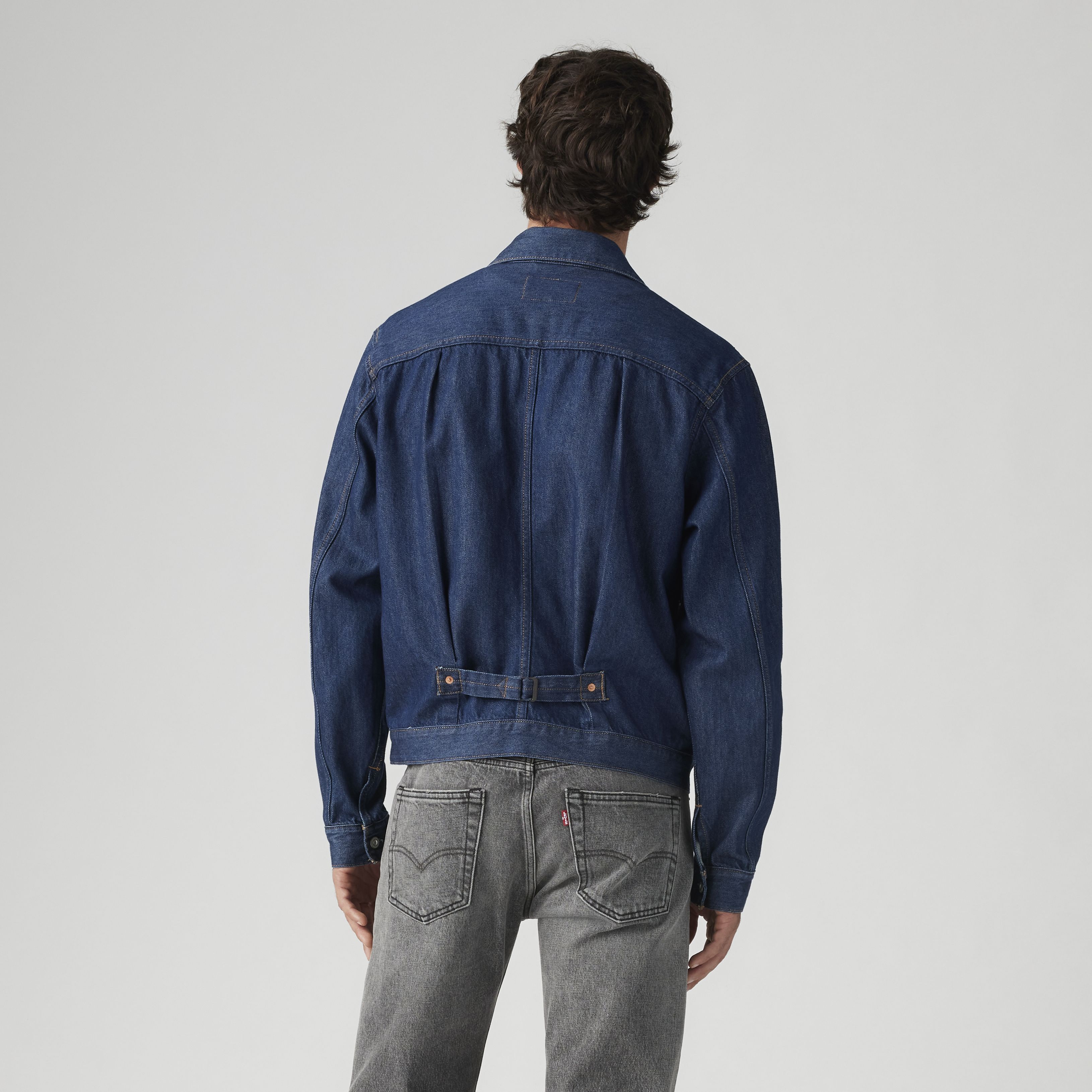 Lightweight Pleated Blouse Trucker Jacket 5