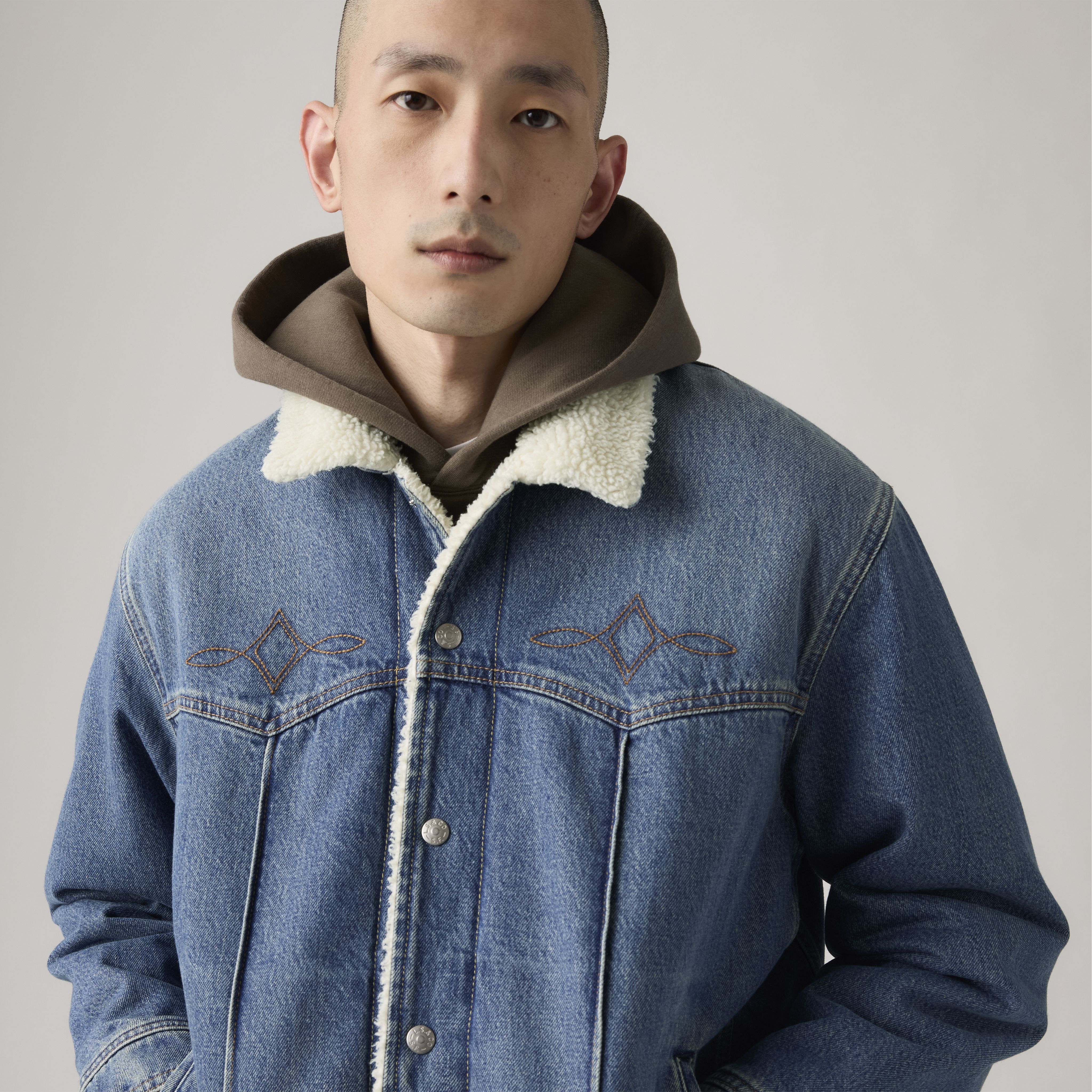 Western Sherpa Trucker Jacket 4