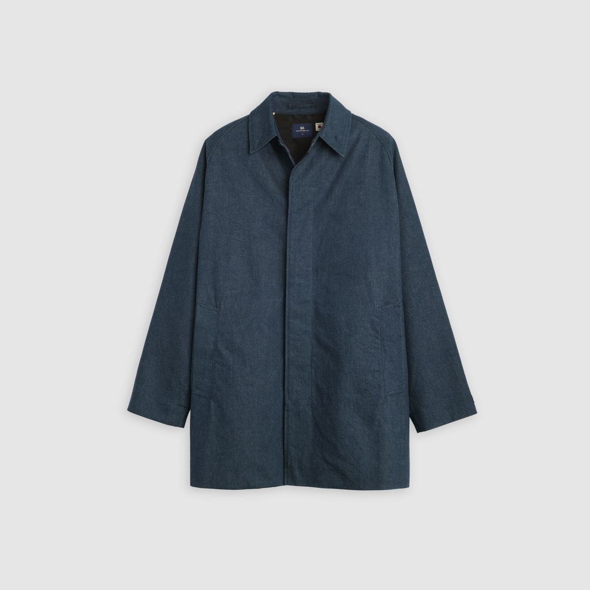 Levi's® Blue Tab™ Denim Mac Coat — Idea Blue - Blue