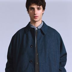 Levi's® Blue Tab™ Denim Mac Coat — Idea Blue - Blue 4