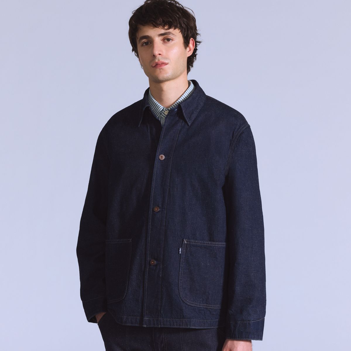 Levi's® Blue Tab™ Naval Sack Coat — Rinse - Blue