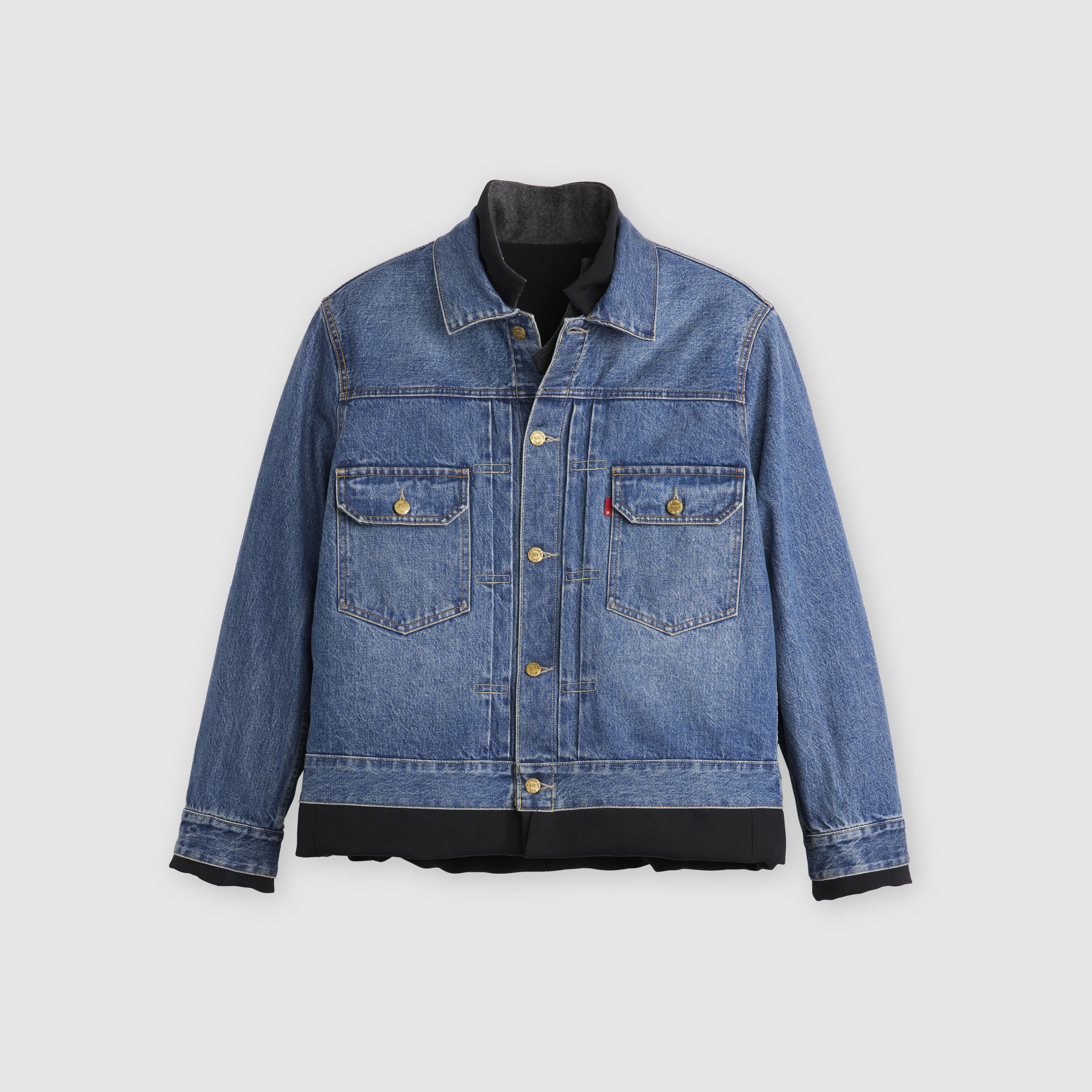 Levi's® x sacai denim x matelasse-twill vändbar blouson 6
