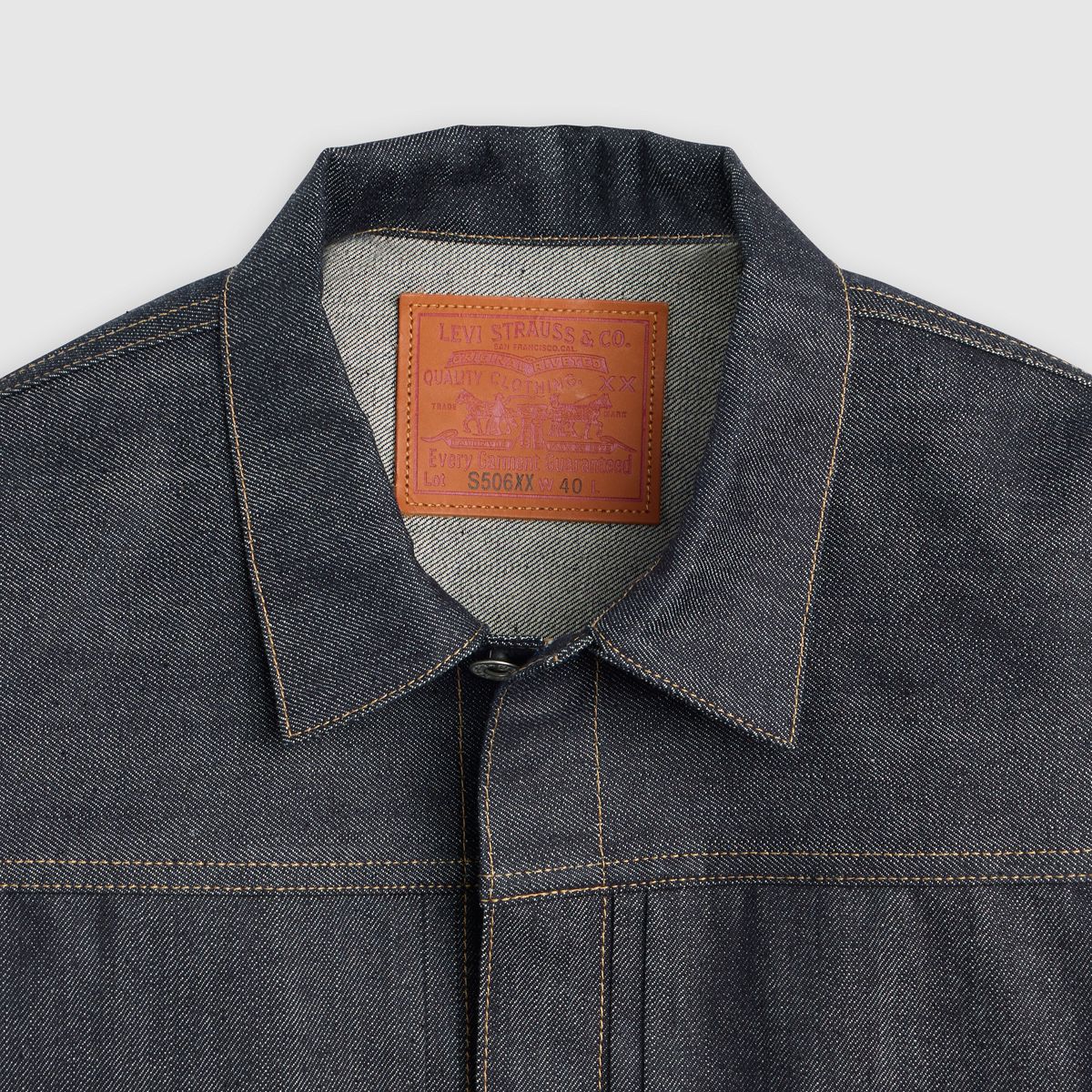 Levi's® Vintage Clothing™ WWII Trucker Jacket — Lvc Wwii Rigid - Blue