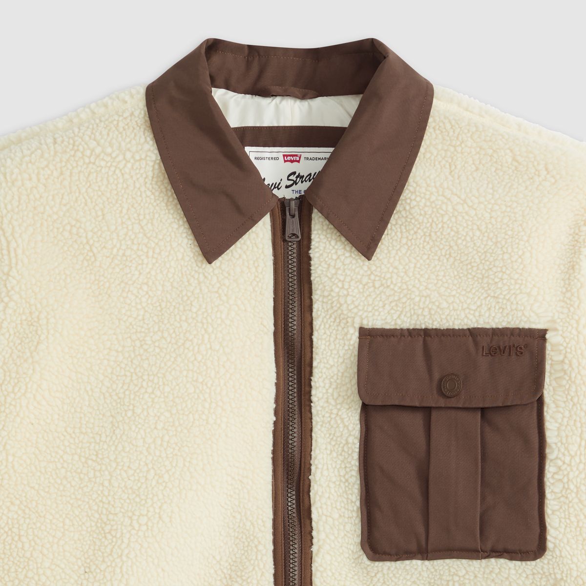 Joonie Sherpa Jacket — Oatmeal - Neutral