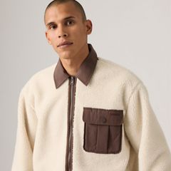 Joonie Sherpa Jacket — Oatmeal - Neutral 4