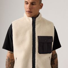 Joonie Sherpa Vest — Oatmeal - Neutral 2